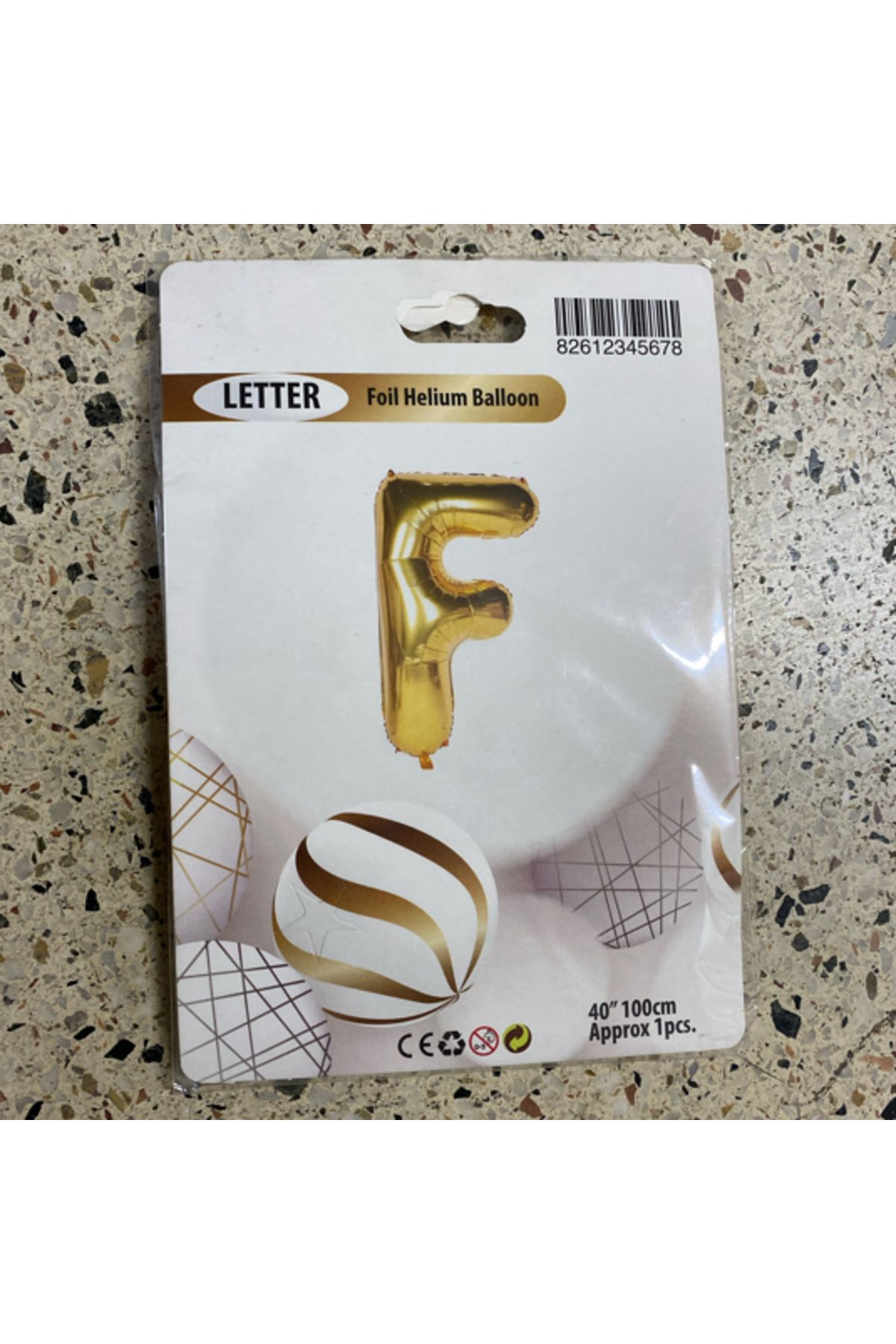 Ta-Fu Global F - GOLD HELYUM BALON