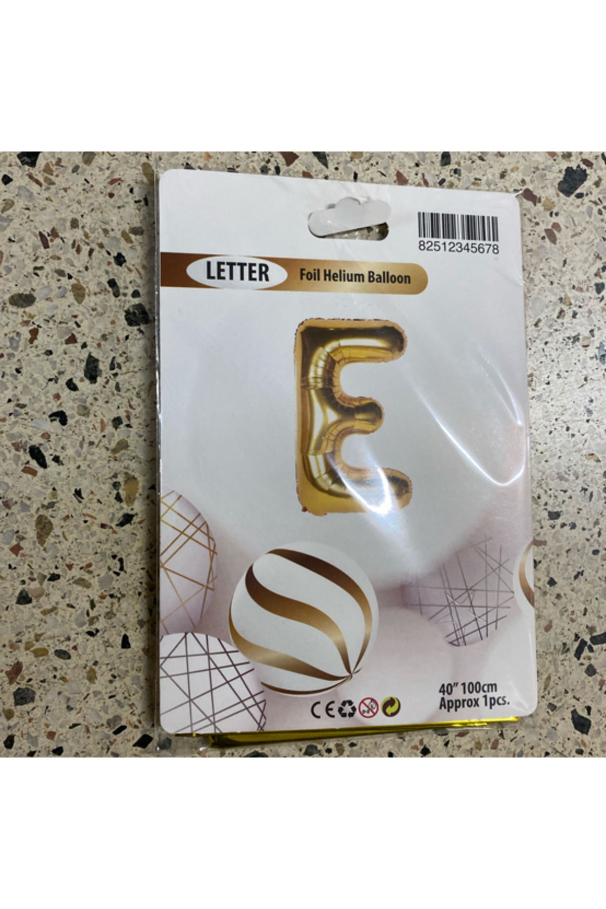 Ta-Fu Global E - GOLD HELYUM BALON