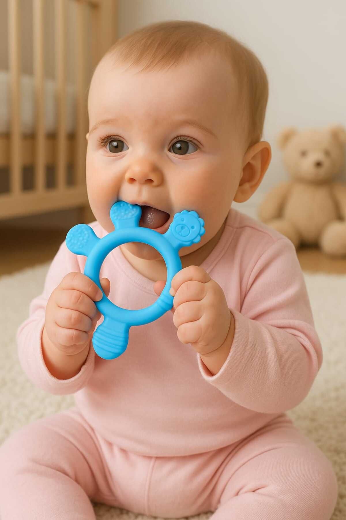 ermaslicon bebek diş kaşıyıcı parmak model bebek dişlik