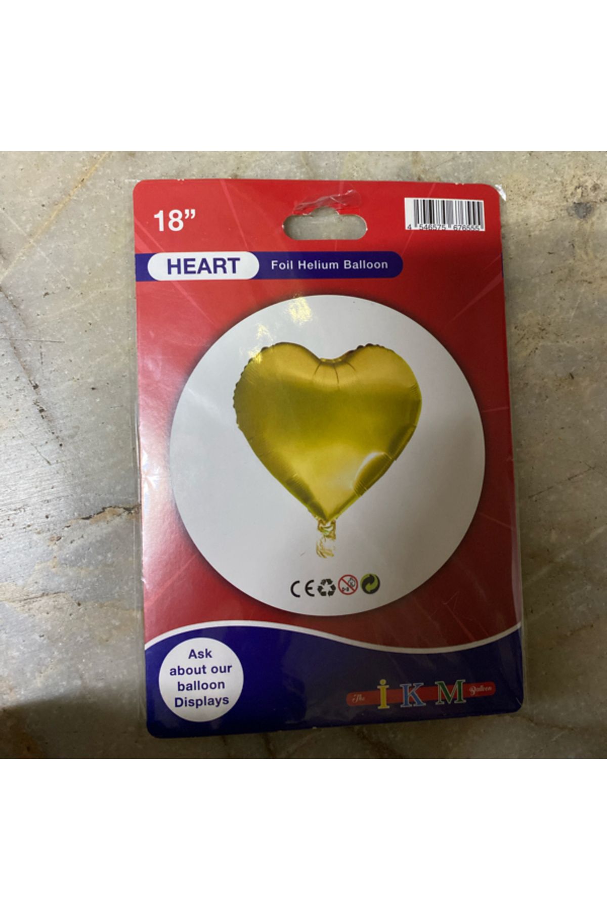 Ta-Fu Global İKM 18'' HEART HELYUM BALON