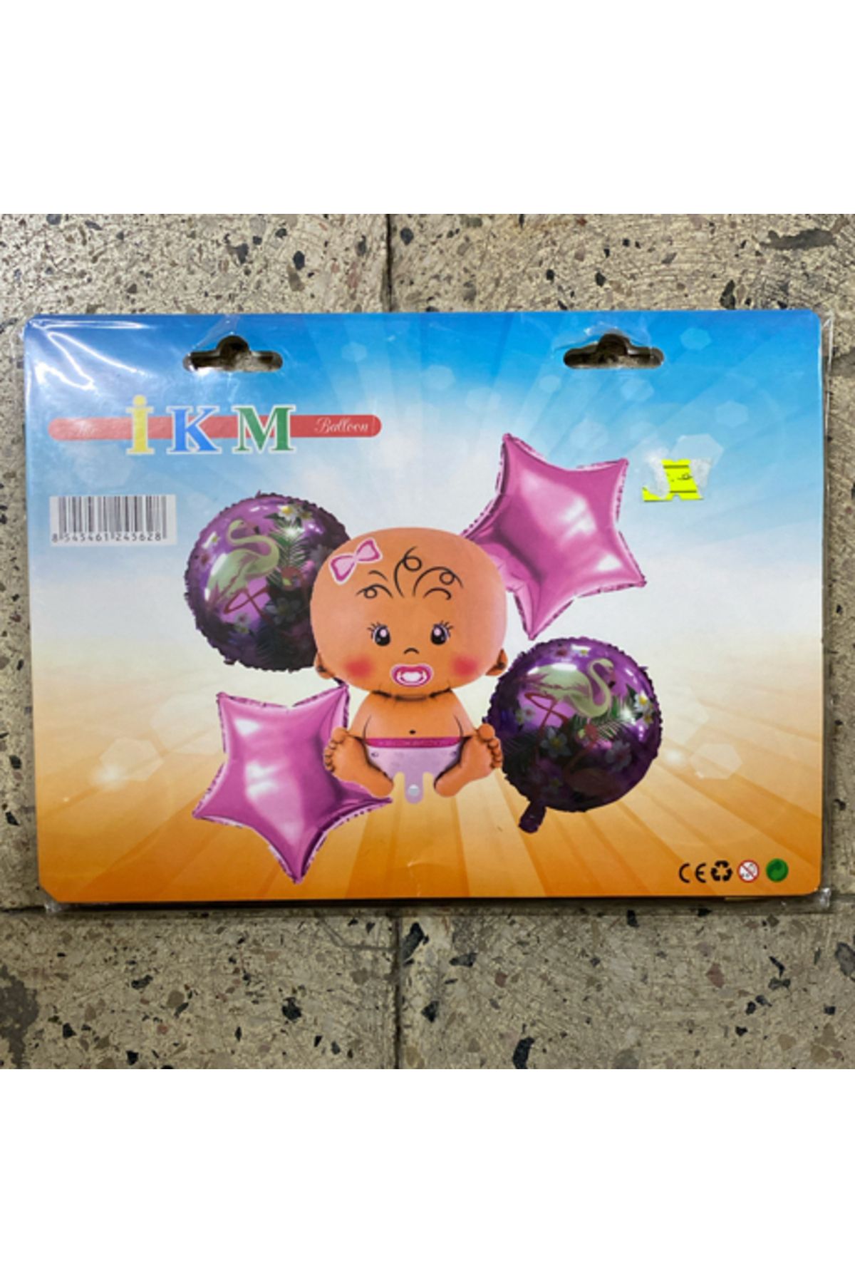 Ta-Fu Global İKM KIZ BEBEK HELYUM BALON