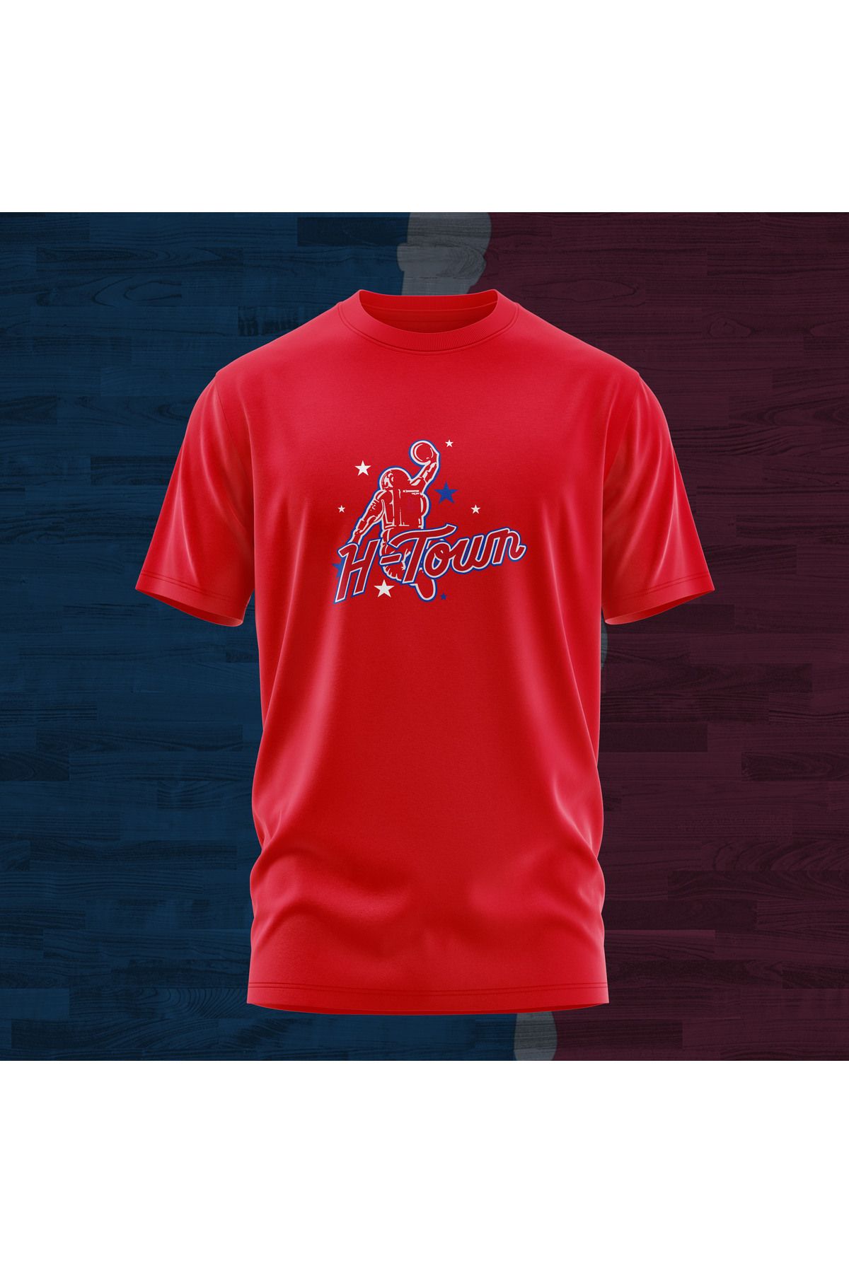Scudetto T-Shirt Houston Rockets H-Town Astro Unisex Tişört
