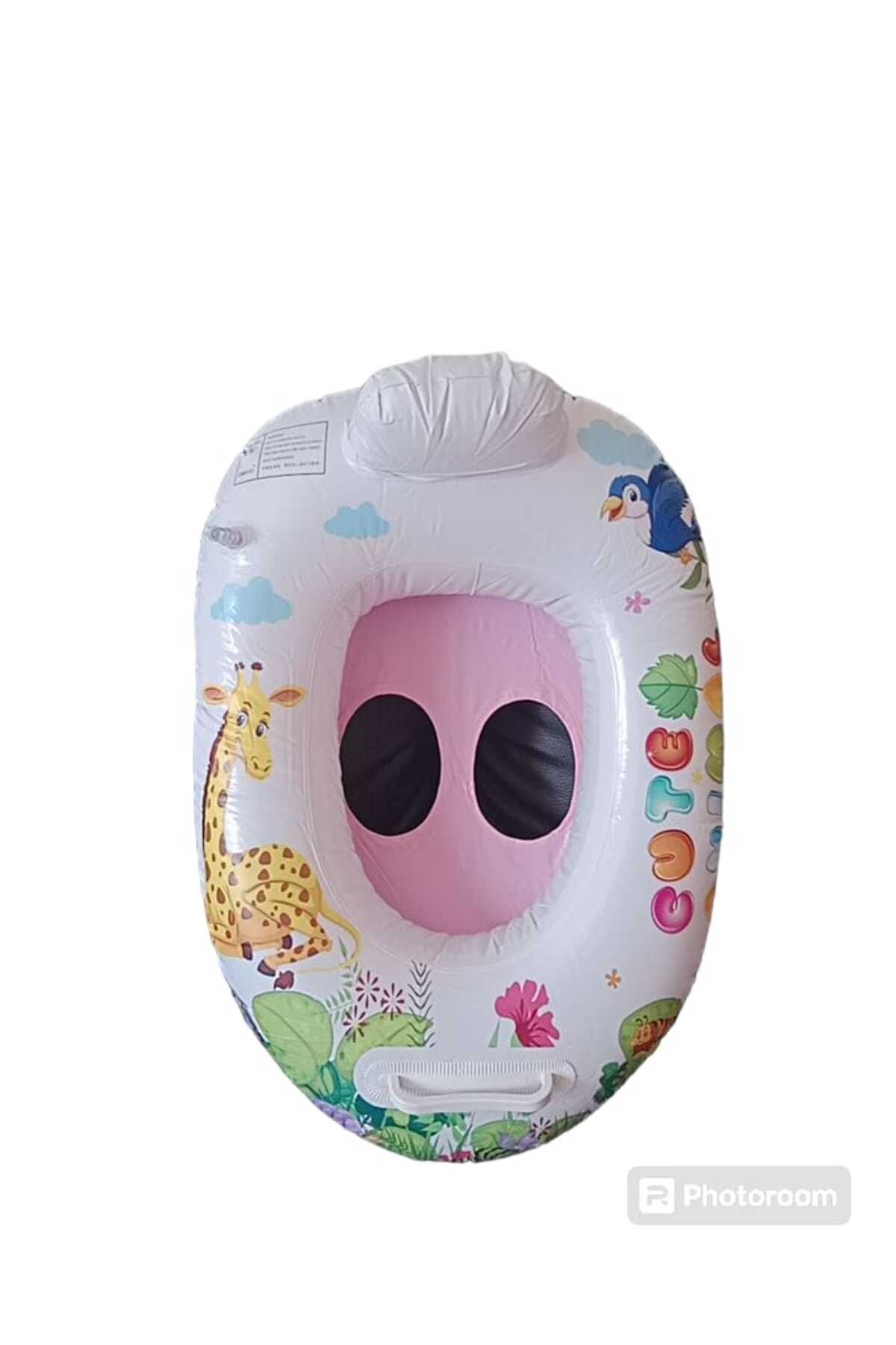 Şems Pazarlama Baby Boat Şişme Çocuk Can Simidi.70x55 Cm