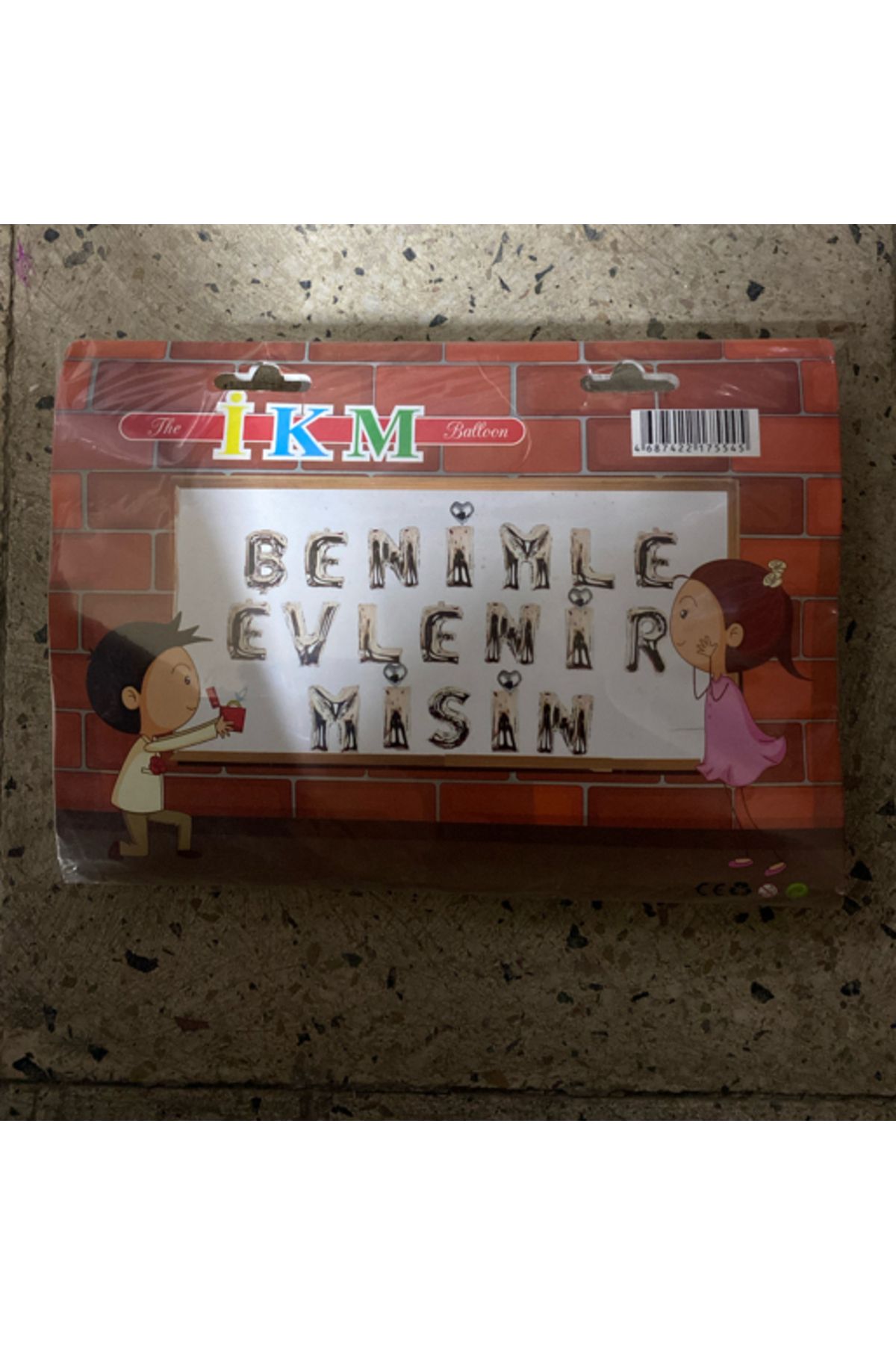 Ta-Fu Global İKM BENİMLE EVLENİR MİSİN YAZI HELYUM BALON