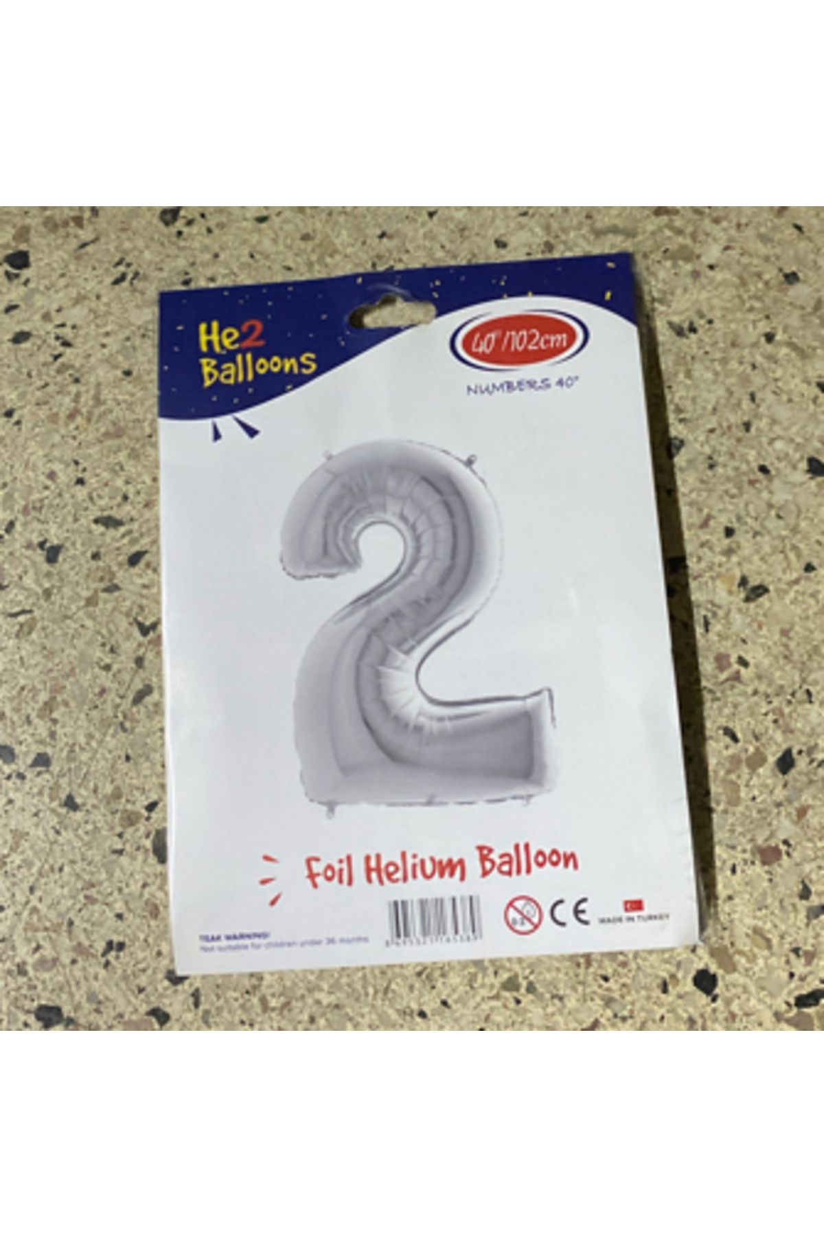 Ta-Fu Global 2 - GÜMÜŞ HELYUM BALON