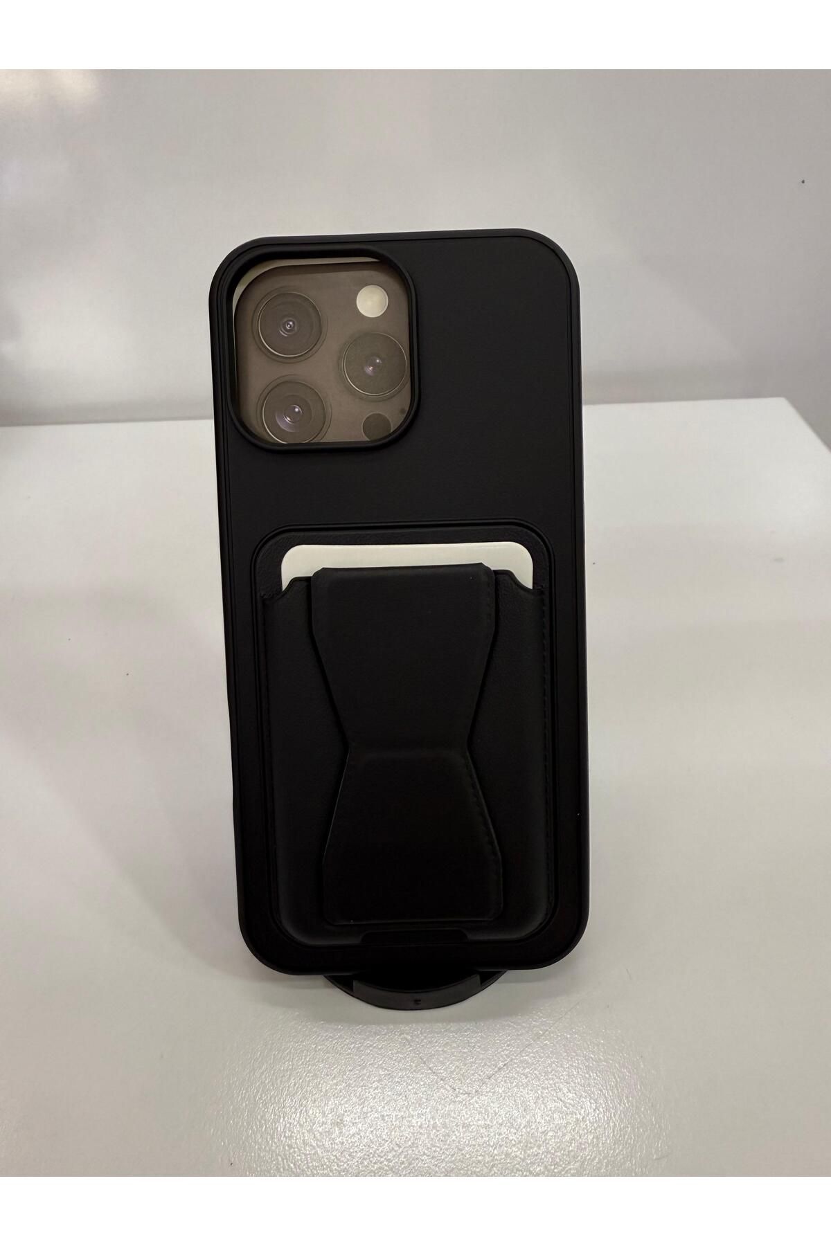 İnci İphone 16 pro max cüzdanlı deri kılıf