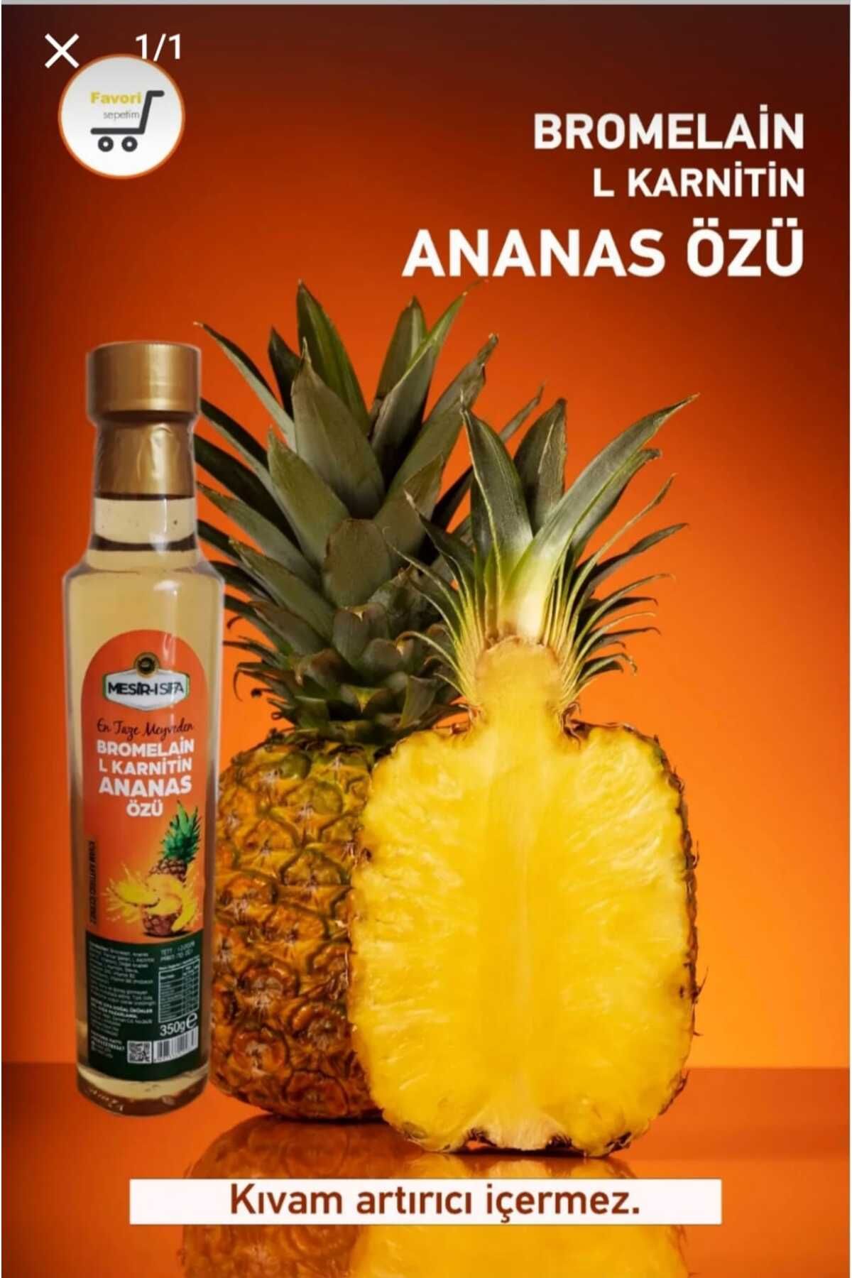 Mesirişifa mesir i şifa ananaslı bremelanin şurubu
