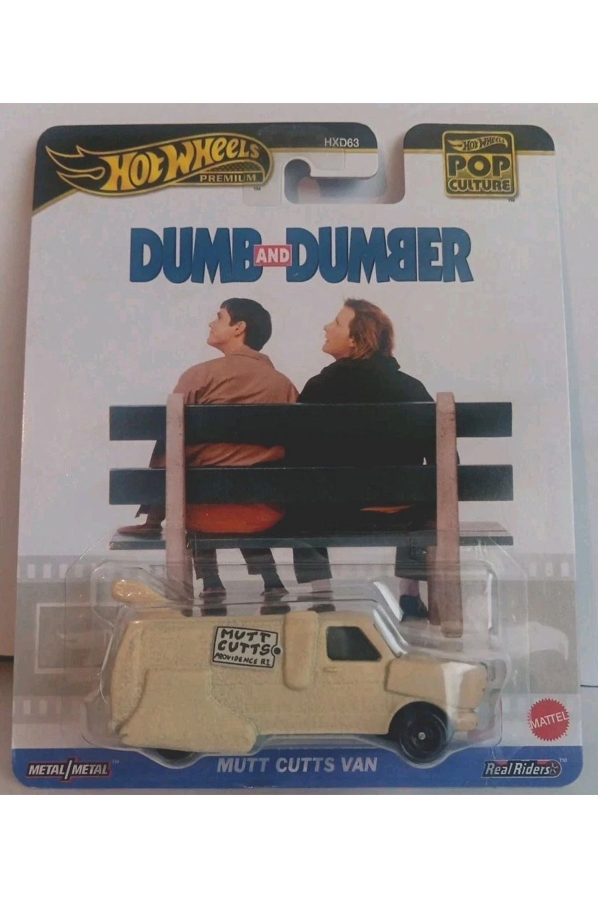 HOT WHEELS Pop Culture Dumb and Dumber Mutt Cutts Van Metal Araba HXD63
