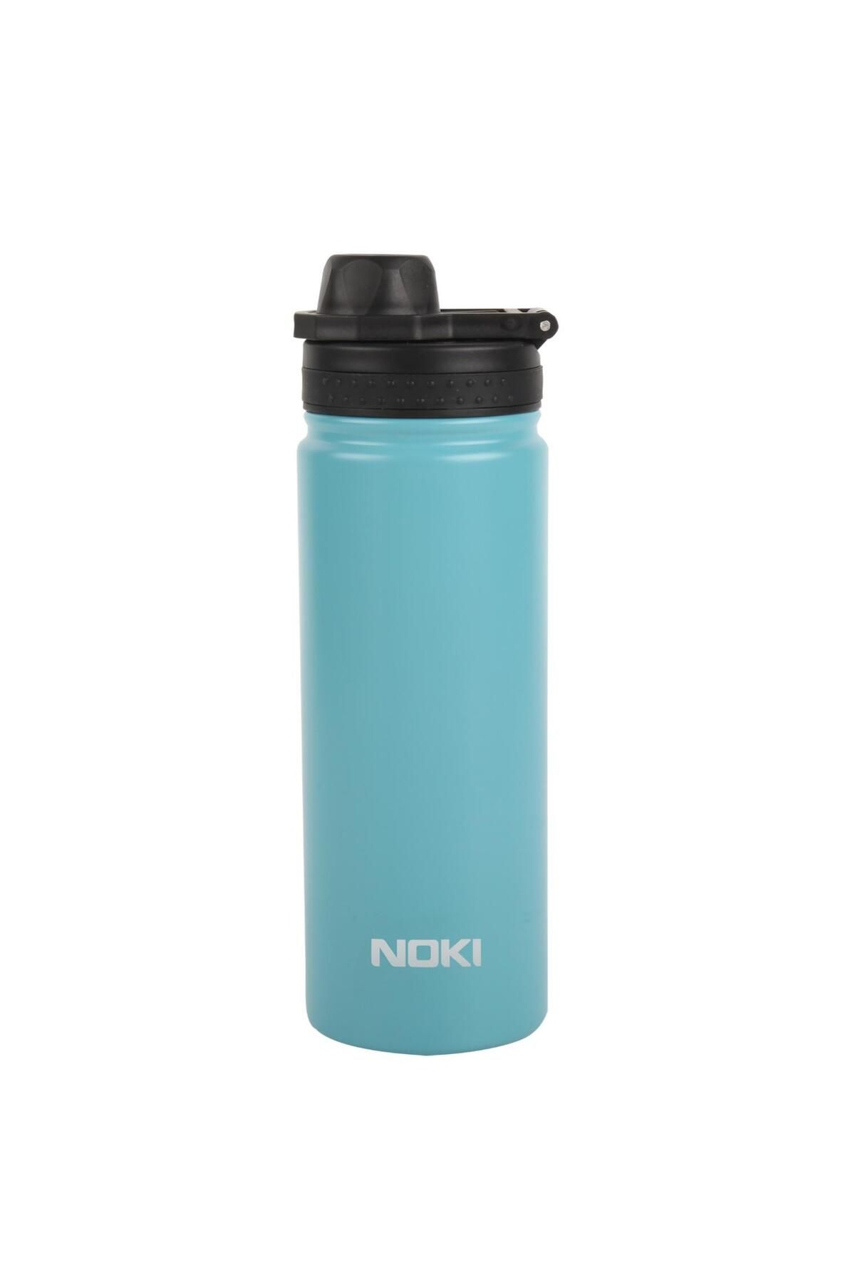 Noki Vidalı Kapak Taşıma Kulplu Çelik Matara Termos 540 ml (T-0126)