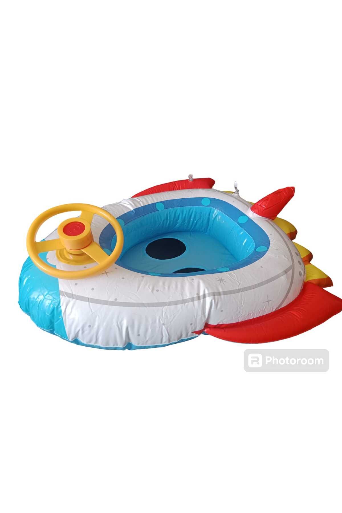 Şems Pazarlama Baby Boat Şişme Çocuk Can Simidi.70x55 Cm
