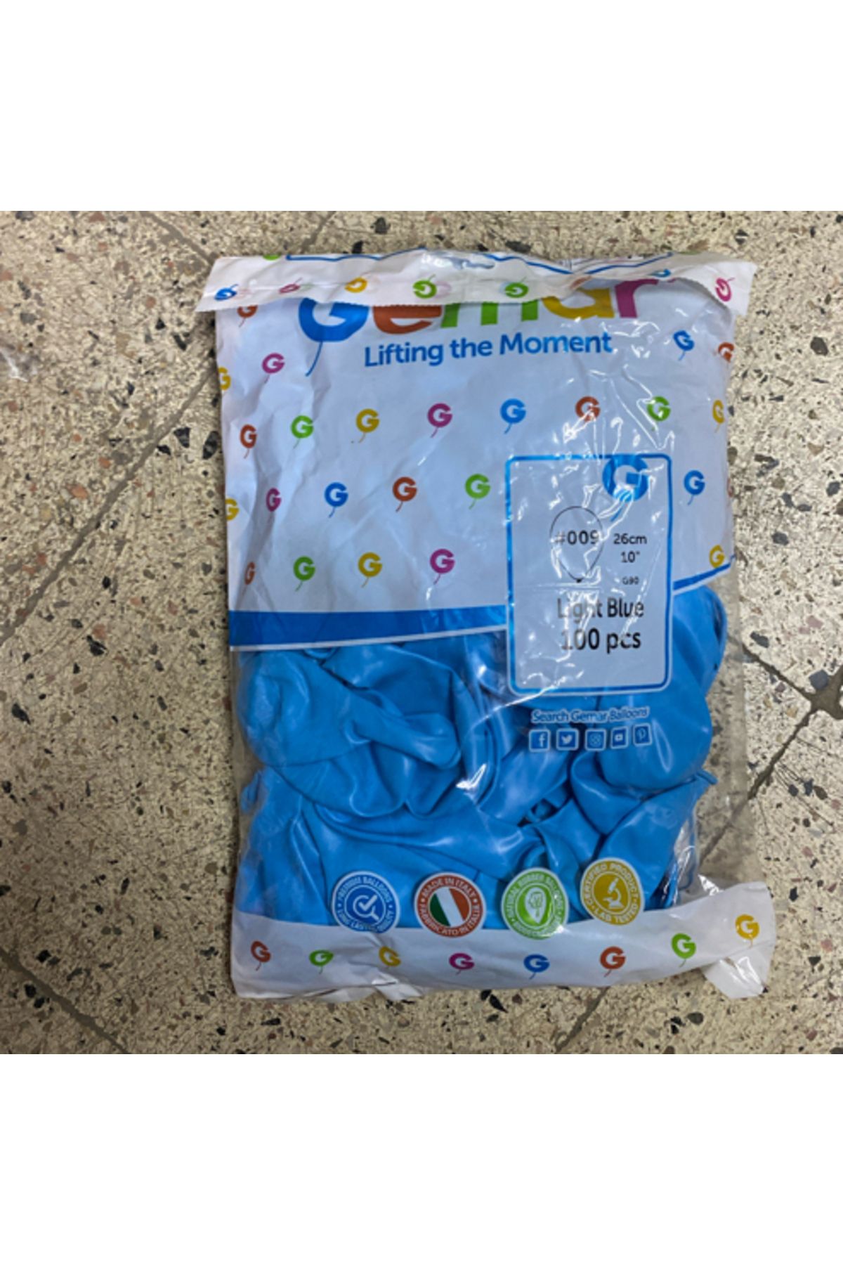 Ta-Fu Global 10İNÇ AÇIK MAVİ PASTEL BALON