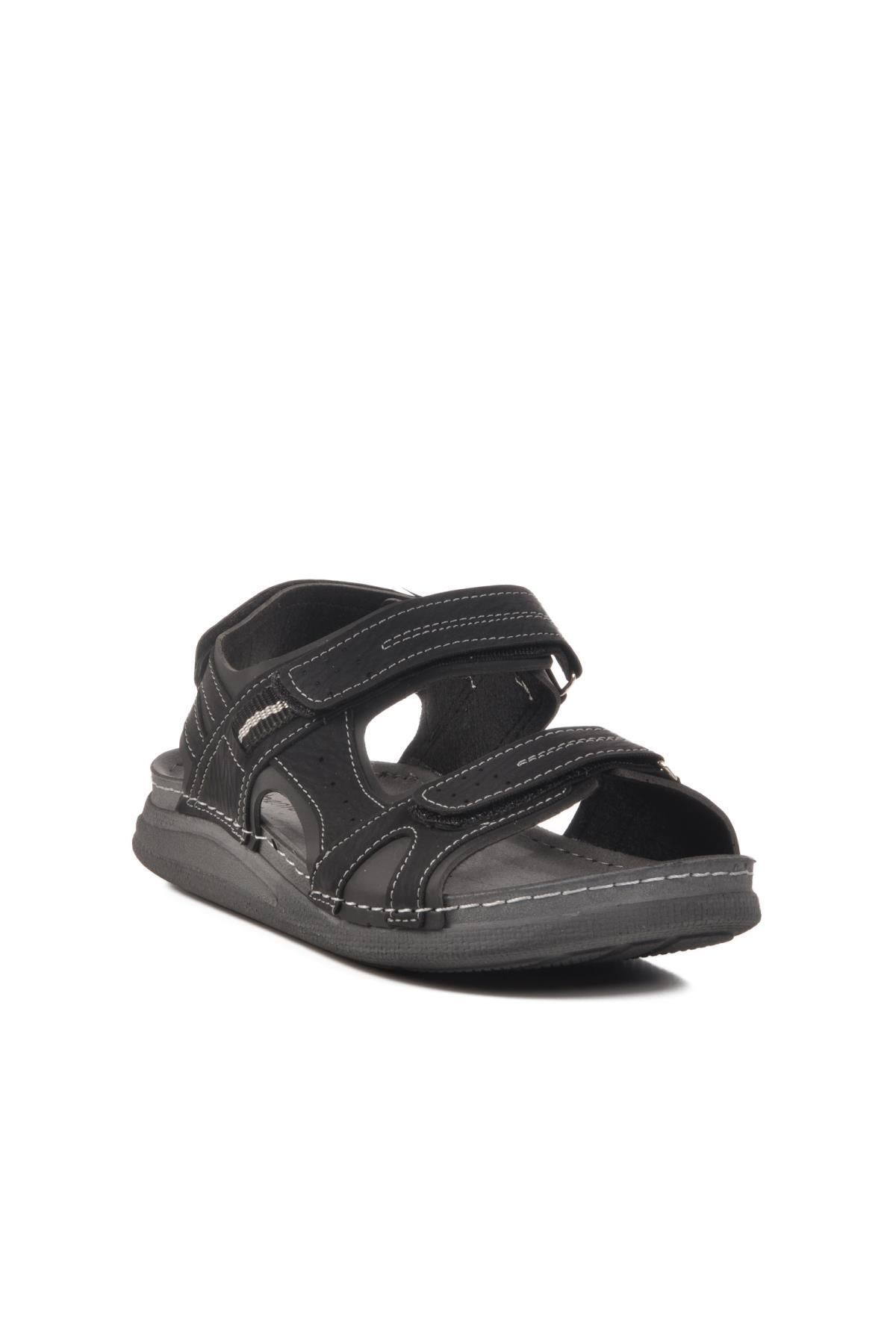 AYAKMOD Siyah Erkek Sandalet Bento 86.002 M