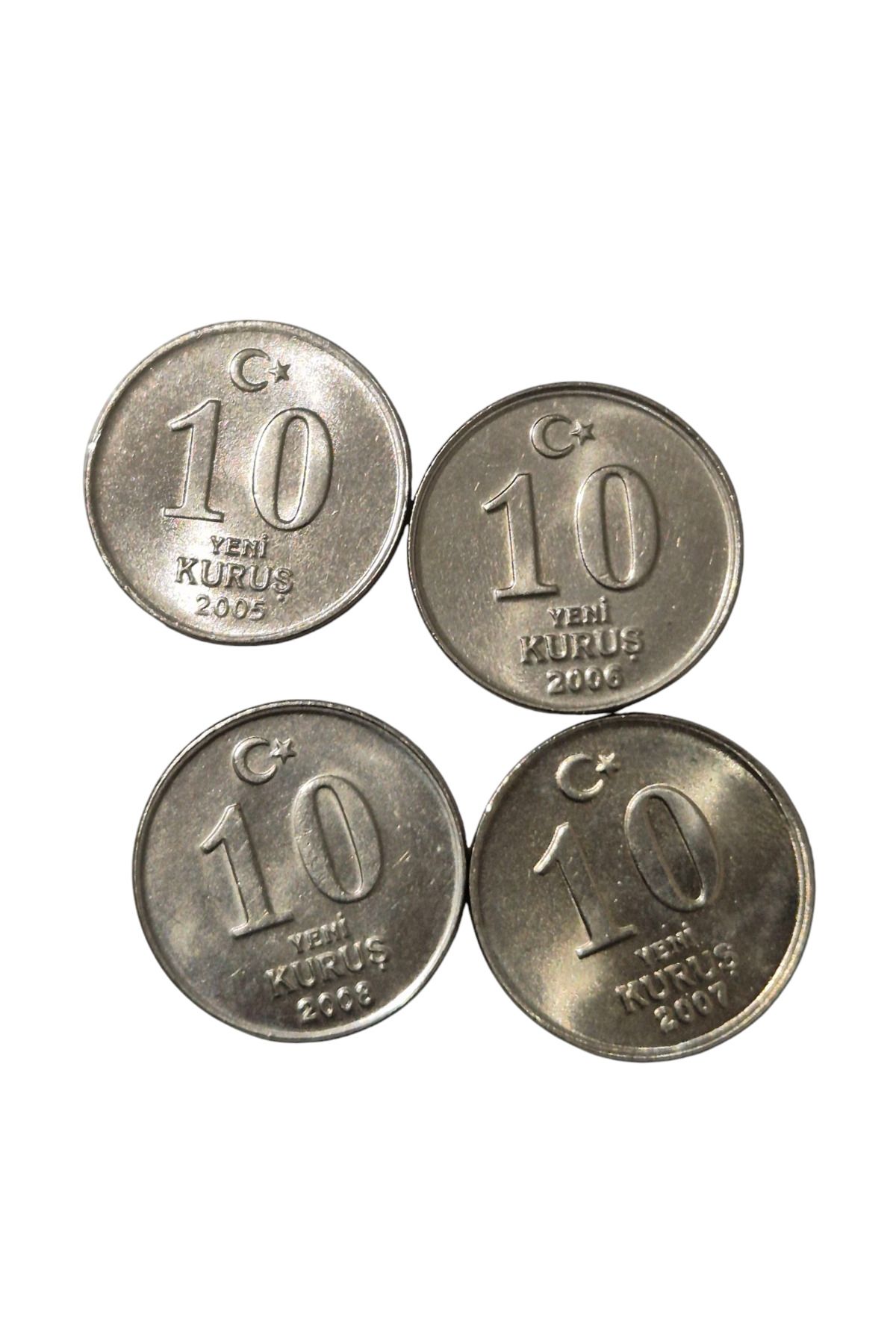 Koleksiyon 2005-2006-2007-2008 YILLARI KOLEKSİYONLUK 10 KURUŞ ÇİL