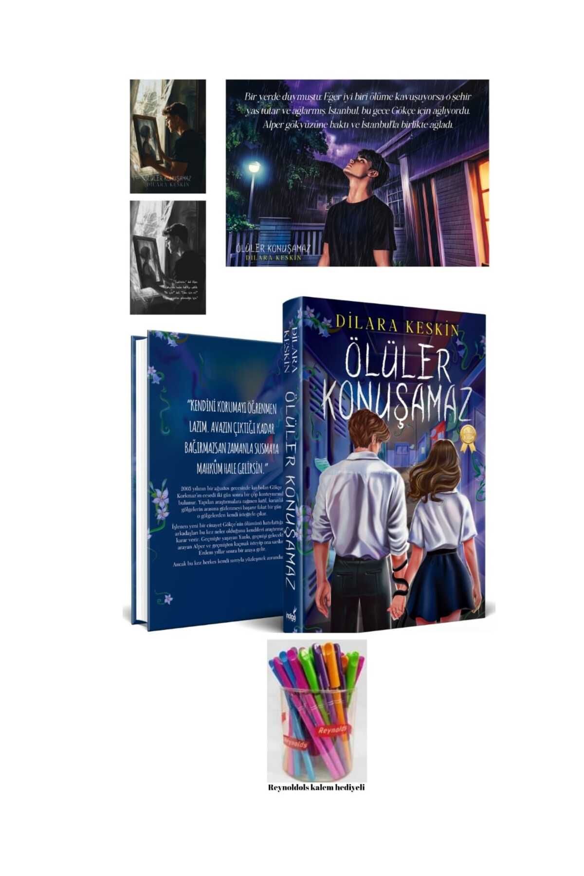 İndigo Kitap Ölüler Konuşamaz Ciltli Renkli Kalem Hediyeli