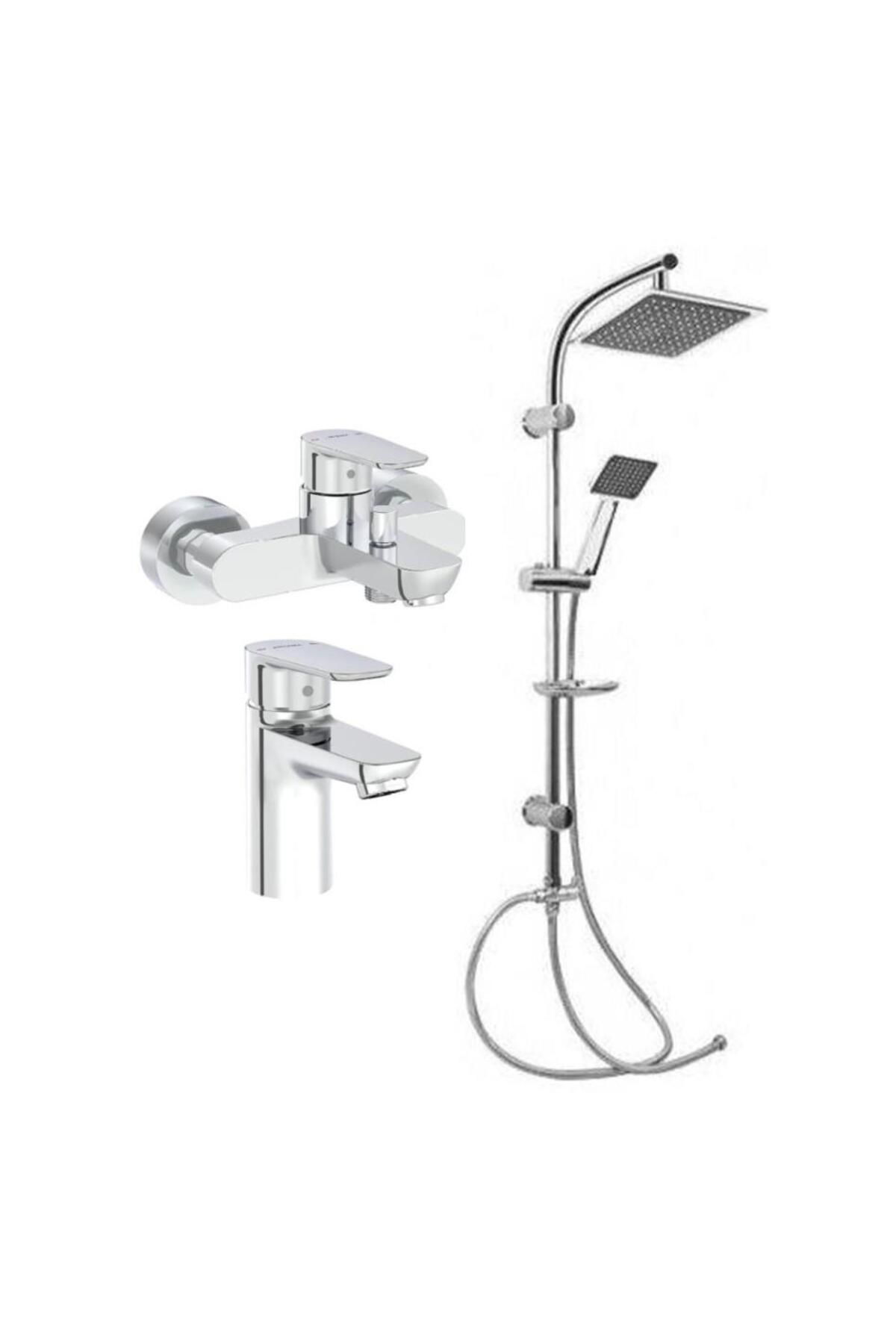 Artema Flow Soft Lavabo Banyo Batarya GMS Karine Duş Seti
