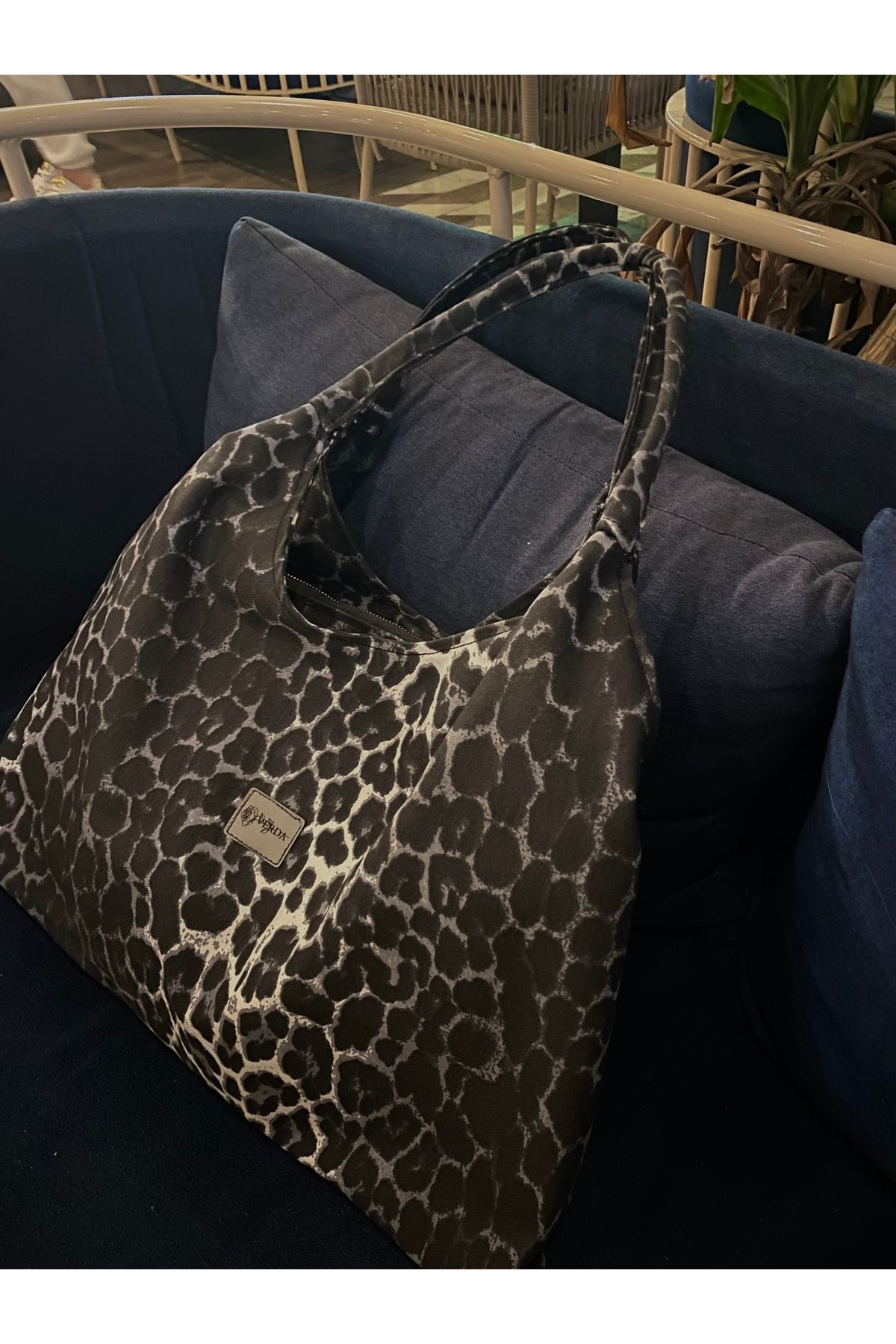 verda shop Leopar kadın omuz çanta