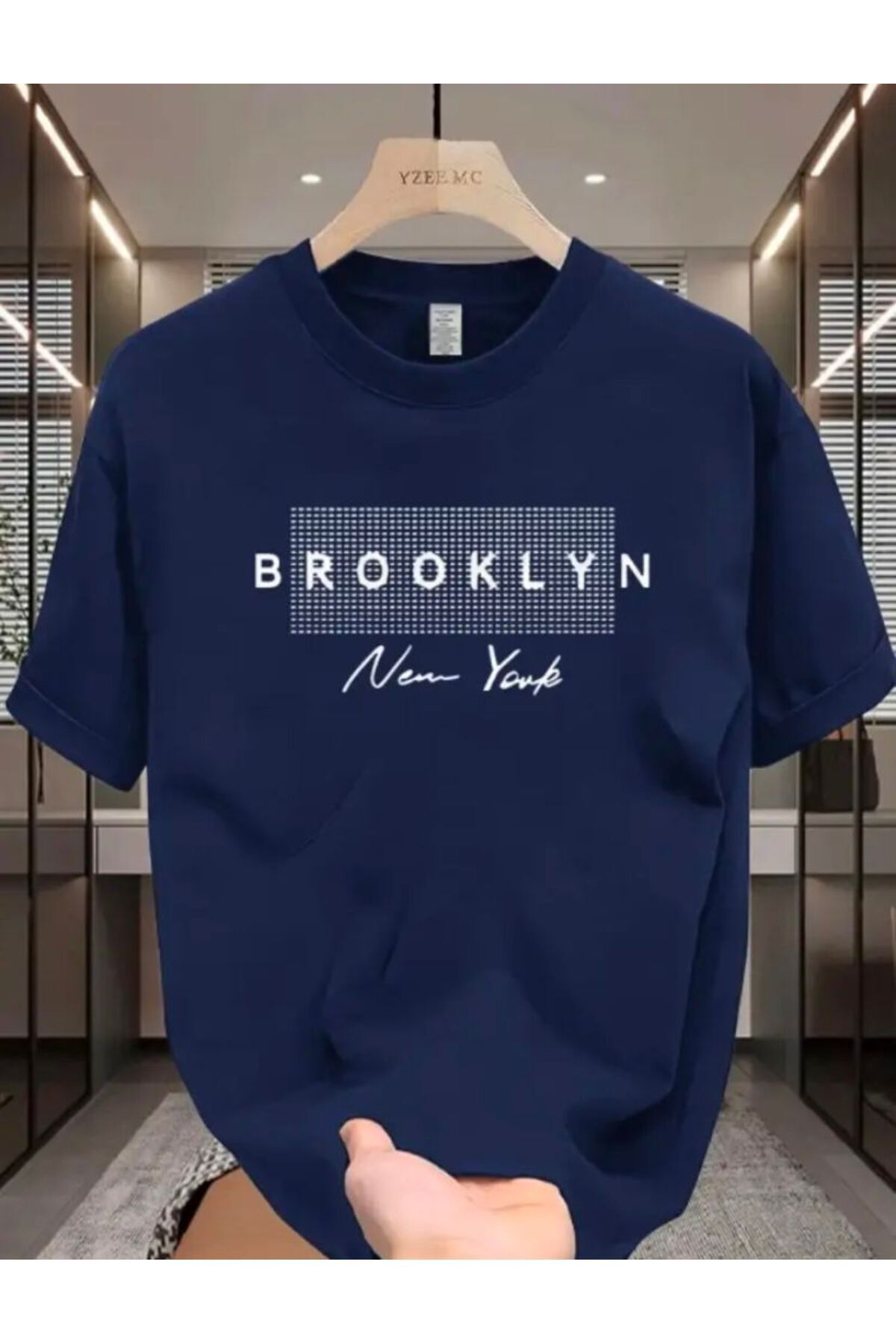 Hunors Sportswear & Company Brooklyn Baskılı Basic T-Shirt
