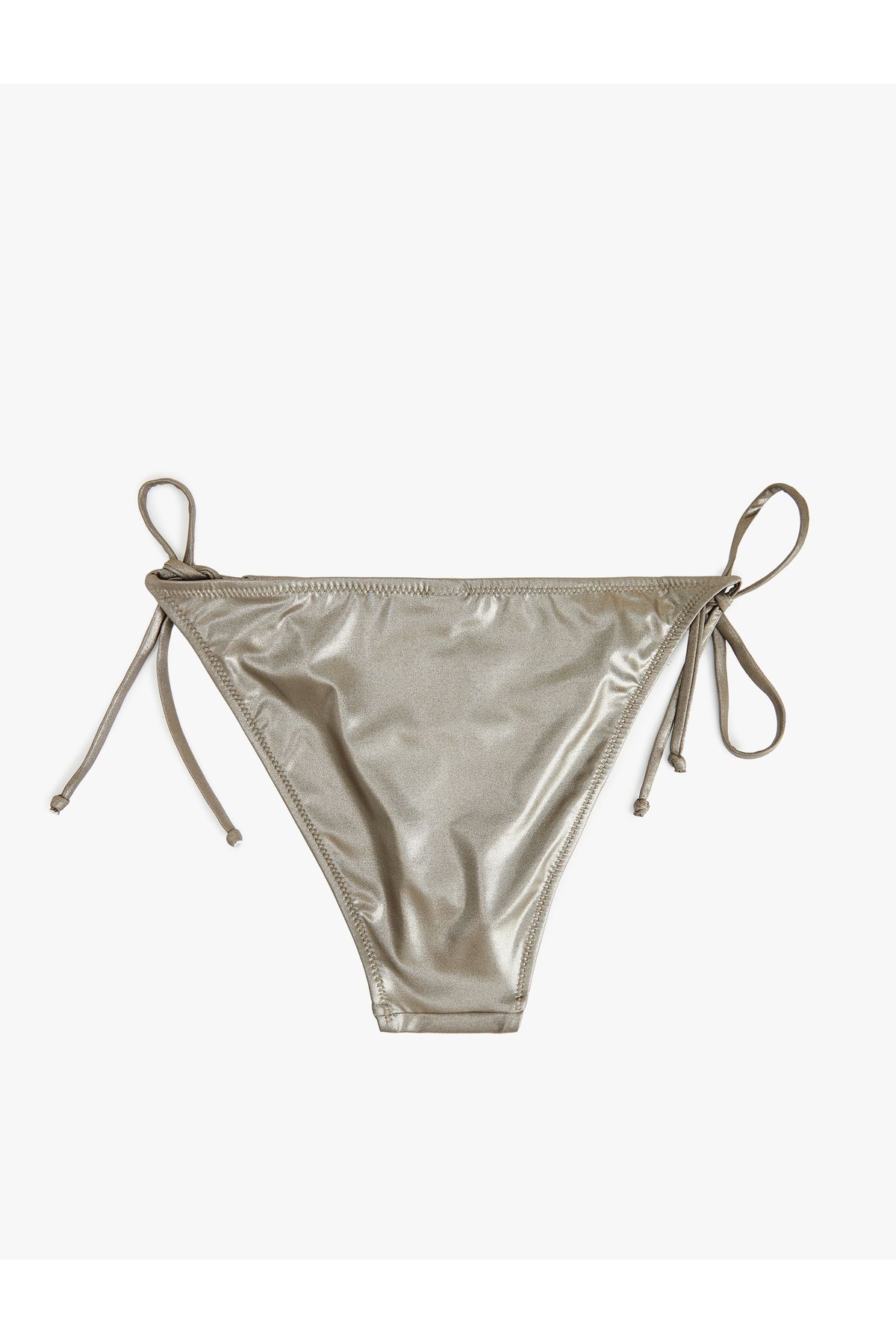 Koton-Shiny Bikini Bottom with Strings 2
