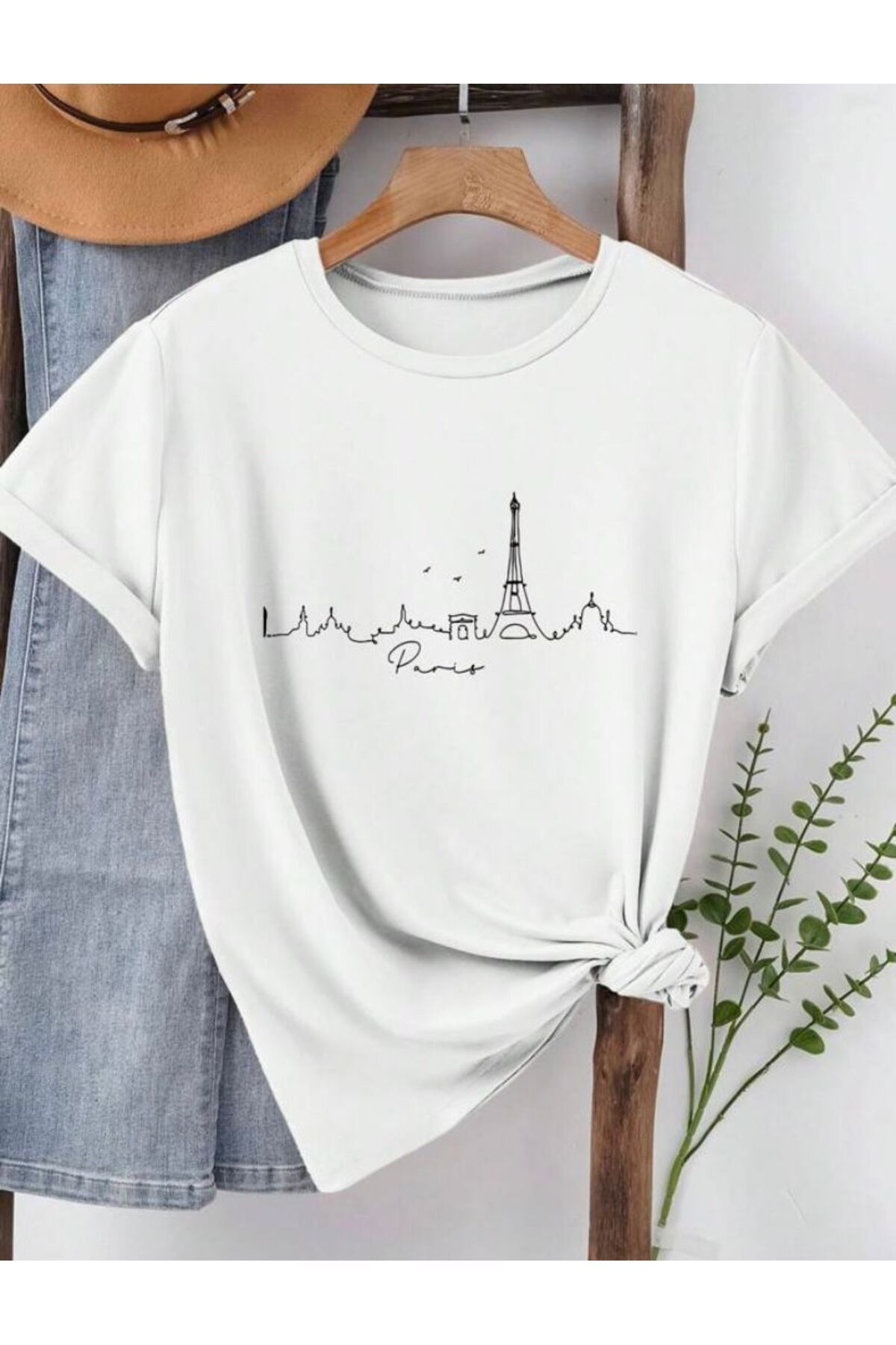 Hunors Sportswear & Company Rome Desen Baskılı Basic T-shirt