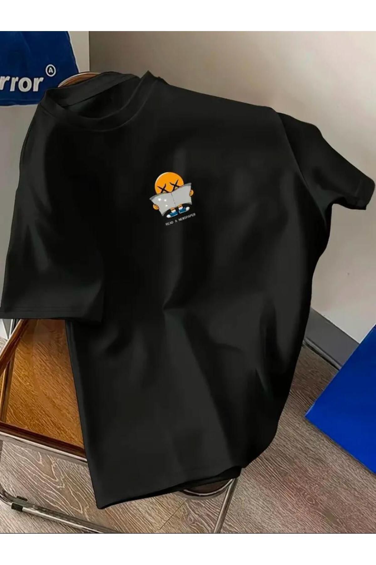 warn Read Baskılı Basic T-shirt