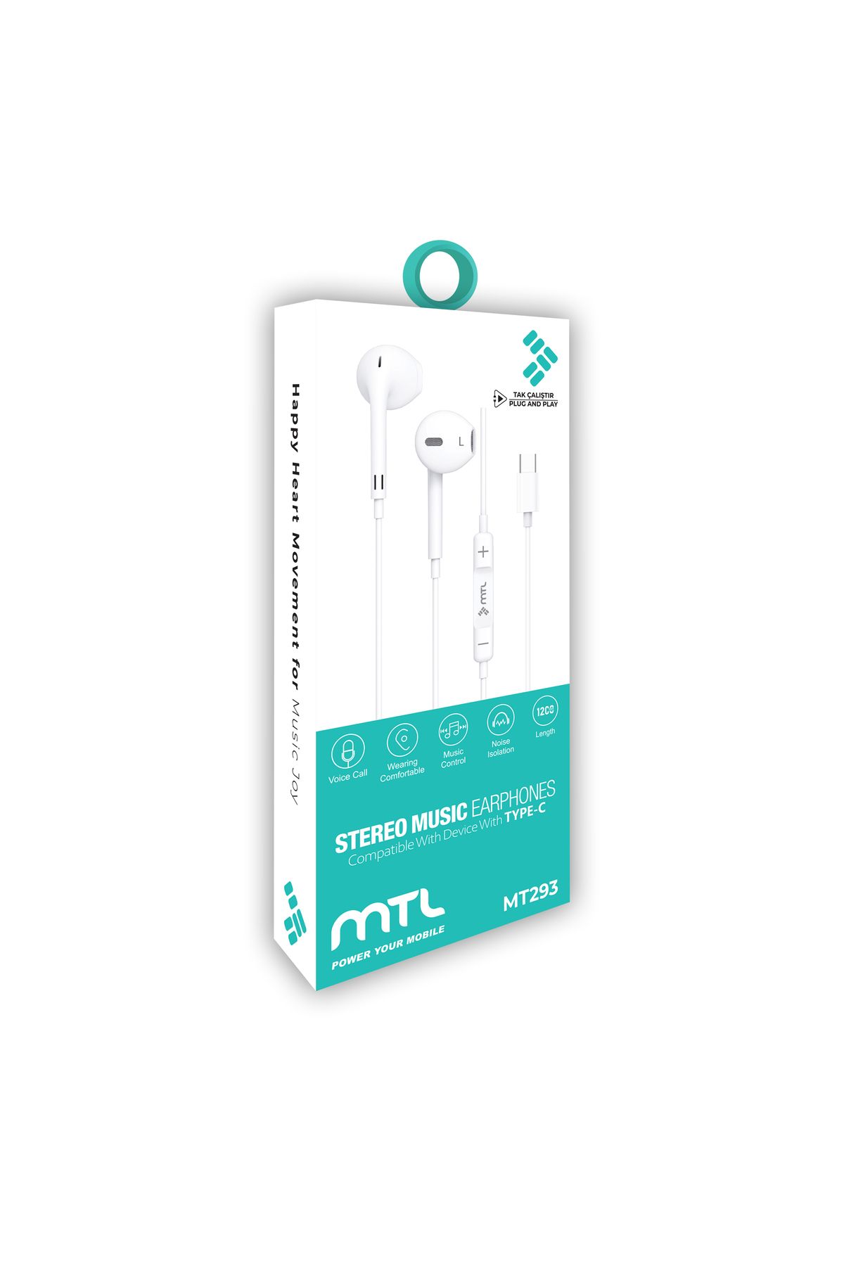 MTL Reno6 5G Tak Çalıştır Stero Type-C Kulaklık MT293
