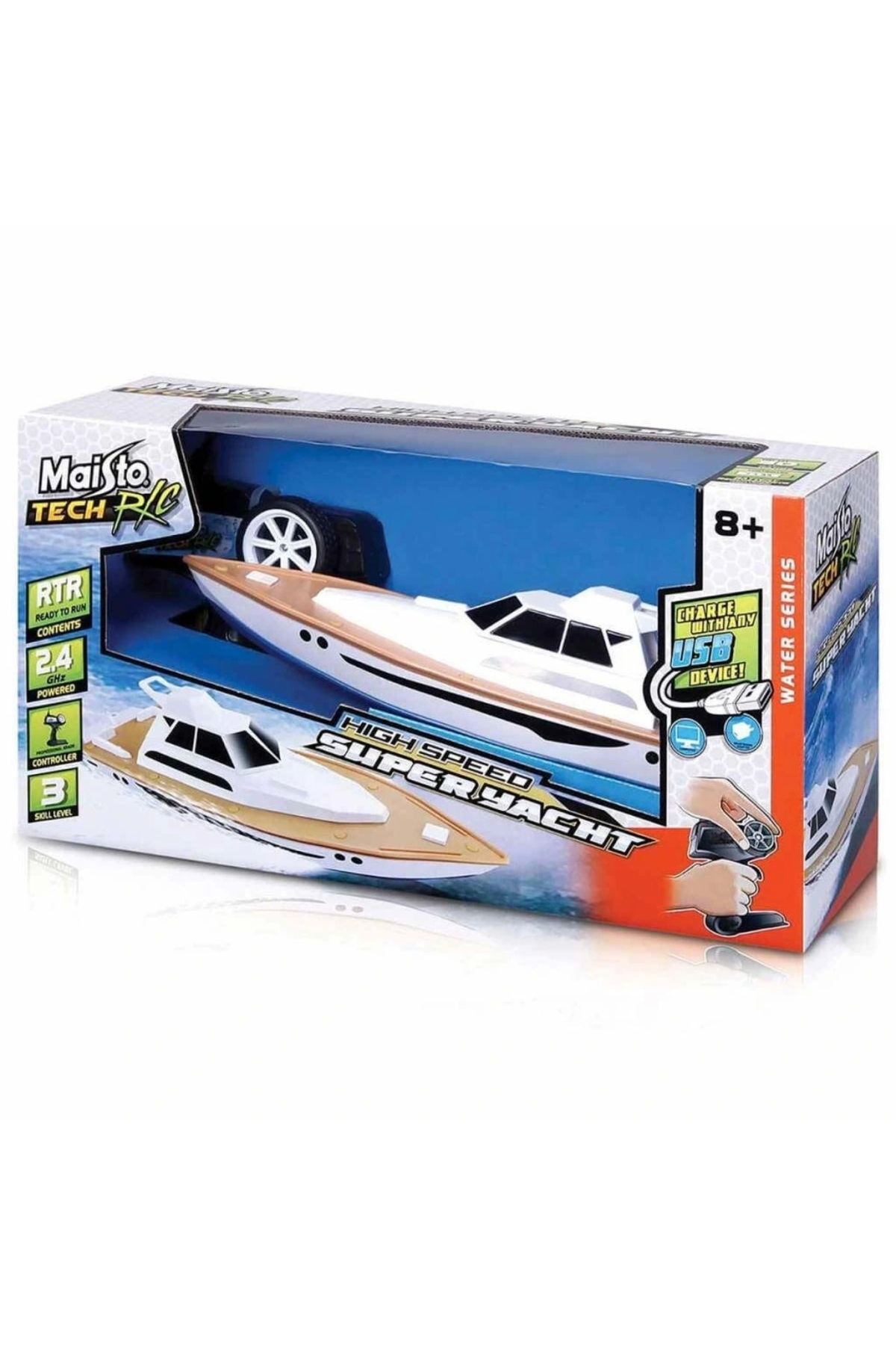 OurStyles MAY 82197 Kumandalı Şarjlı Süper Yat -Necotoys