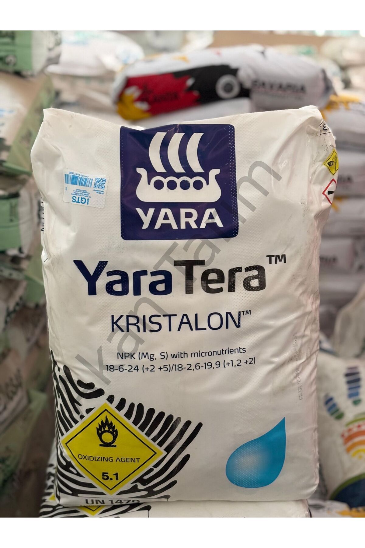 YaraTera Yara Tera Kristalon Label 18-6-24 NPK Gübre 25 KG