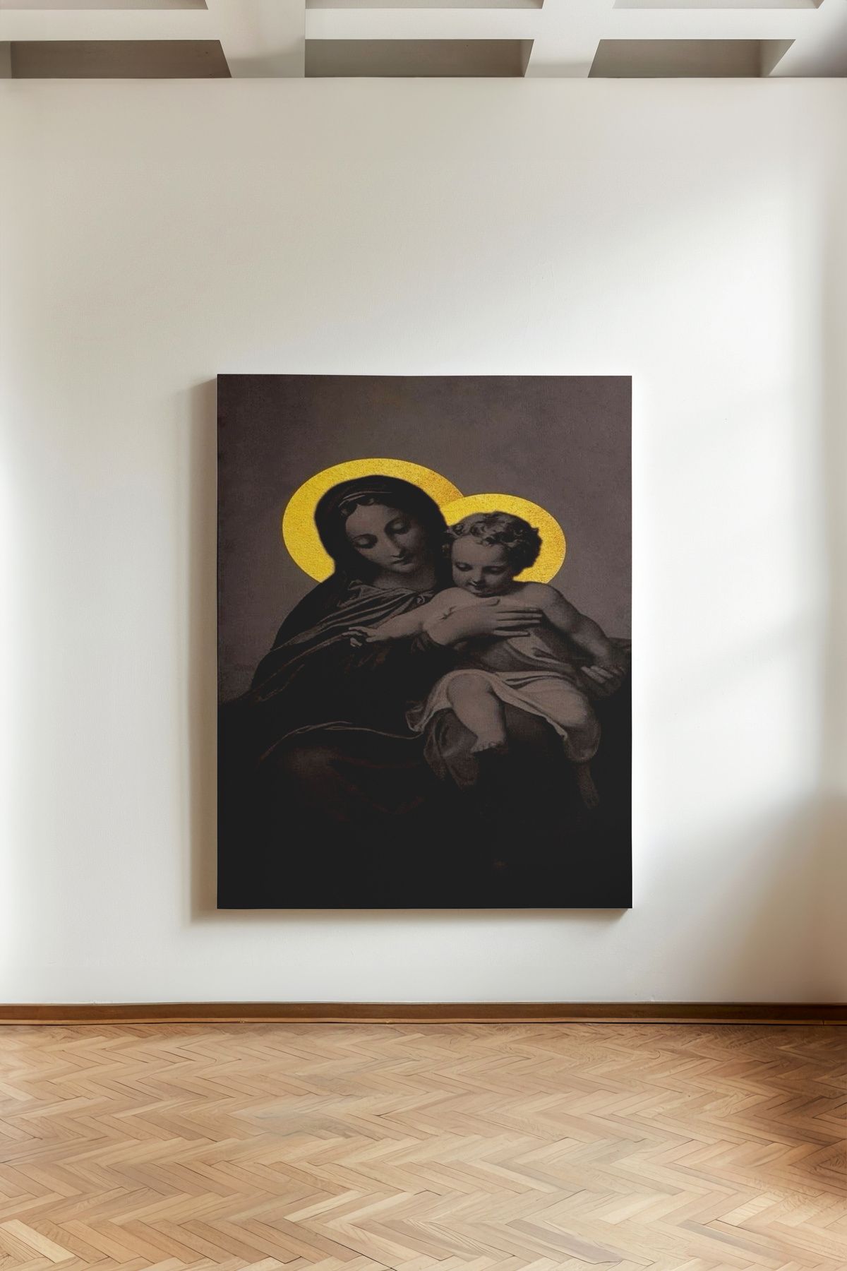 Kanvaspera Madonna and Child - Meryem Ana Çocuk İsa - Kanvas Tablo