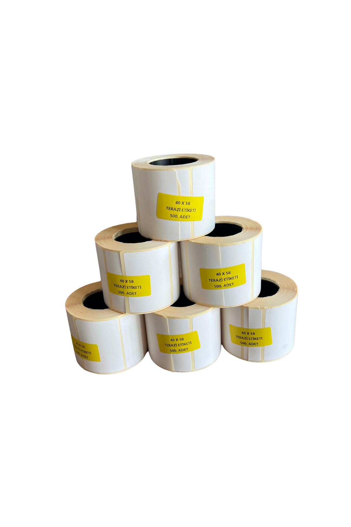 MuraSer Ambalaj 40x58/500 sarım 6 RULO Termal Etiket