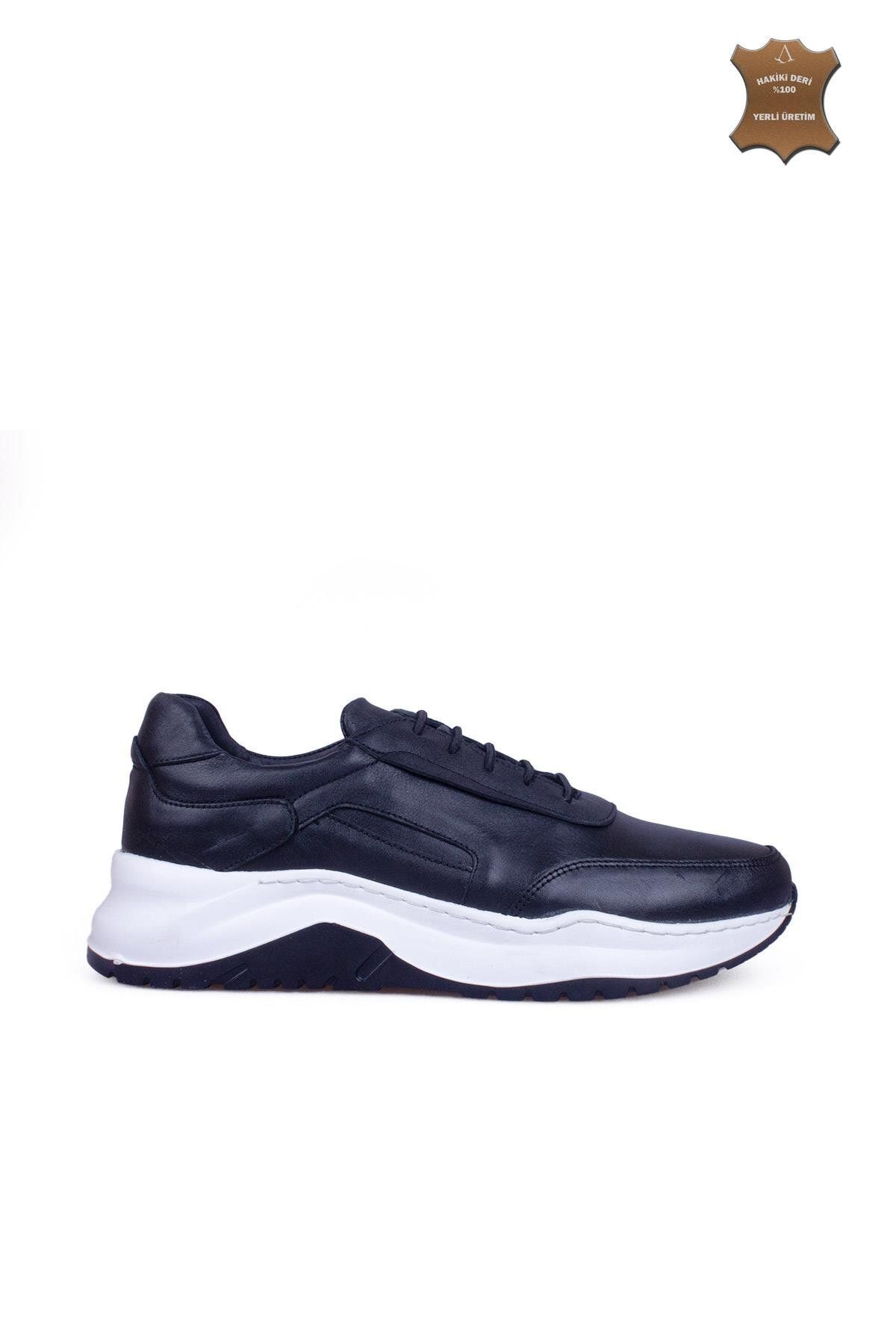 7ADIMDAAŞK Erkek Sneaker Hakiki Deri Ayakkabı 031Y24E5791