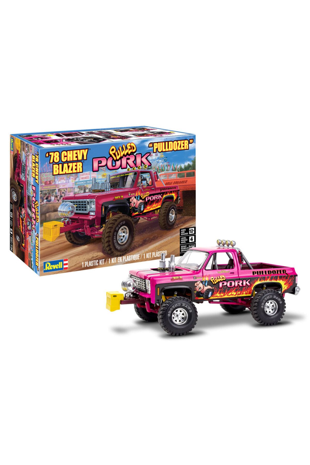 REVELL Model Kit Araba 1978 Chevy Blazer Pulldozer 14532