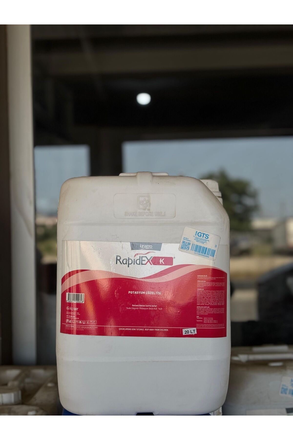 İZTAR ORGANİK GÜBRE İztar İzagro RapidEx K Sıvı Potasyum içerikli Yaprak ve Damlama Gübresi 20 Litre