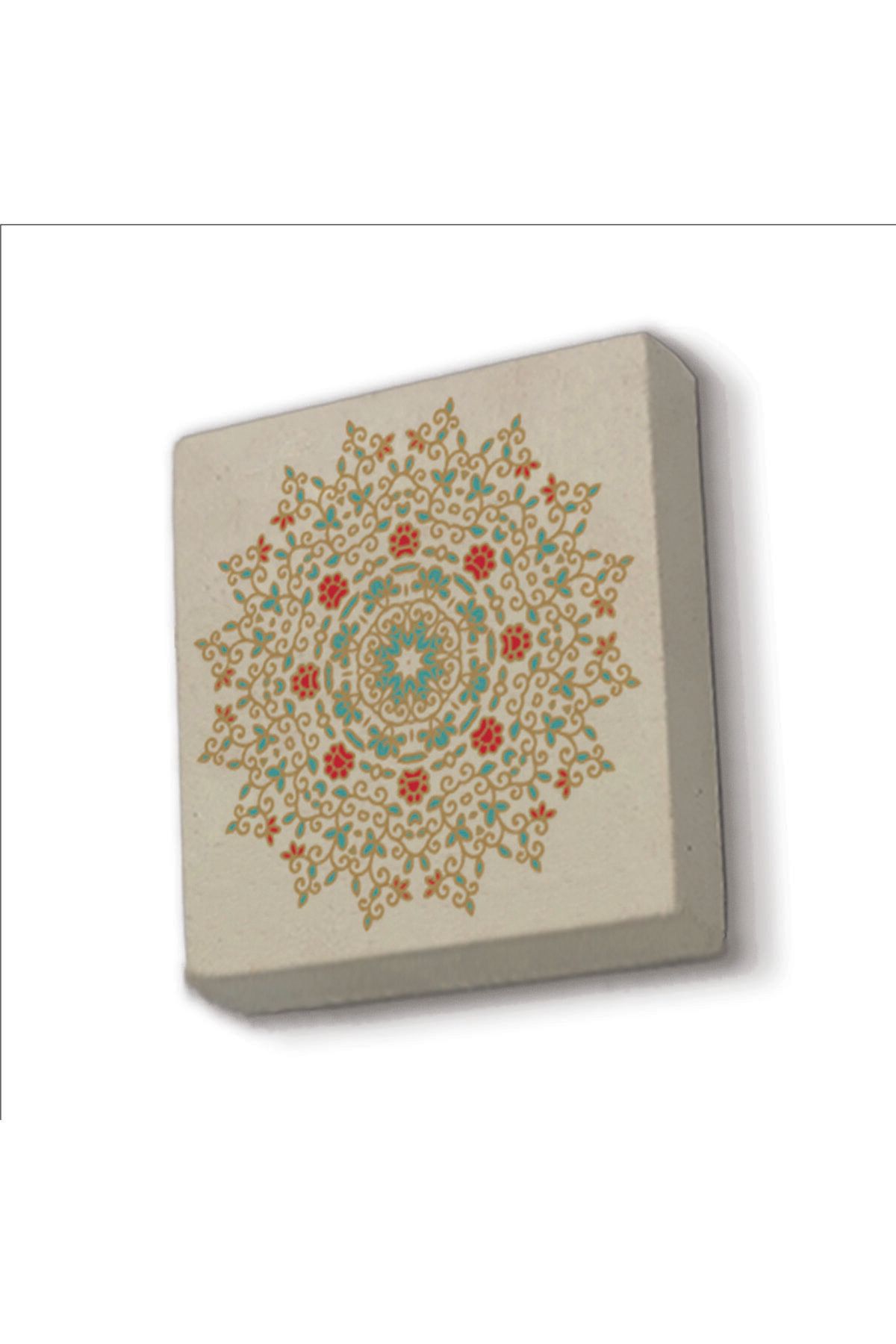 Souvenest Rumi Desen Baskılı Doğaltaş Magnet Kd-089
