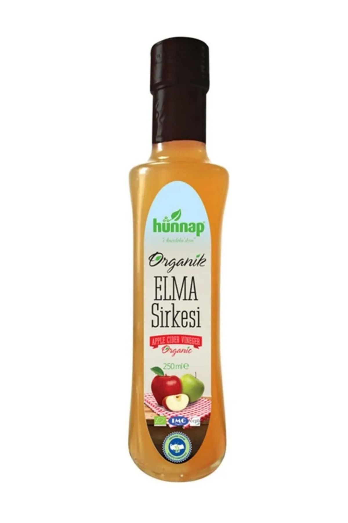 Hünnap 250 ml Organik Elma Sirkesi