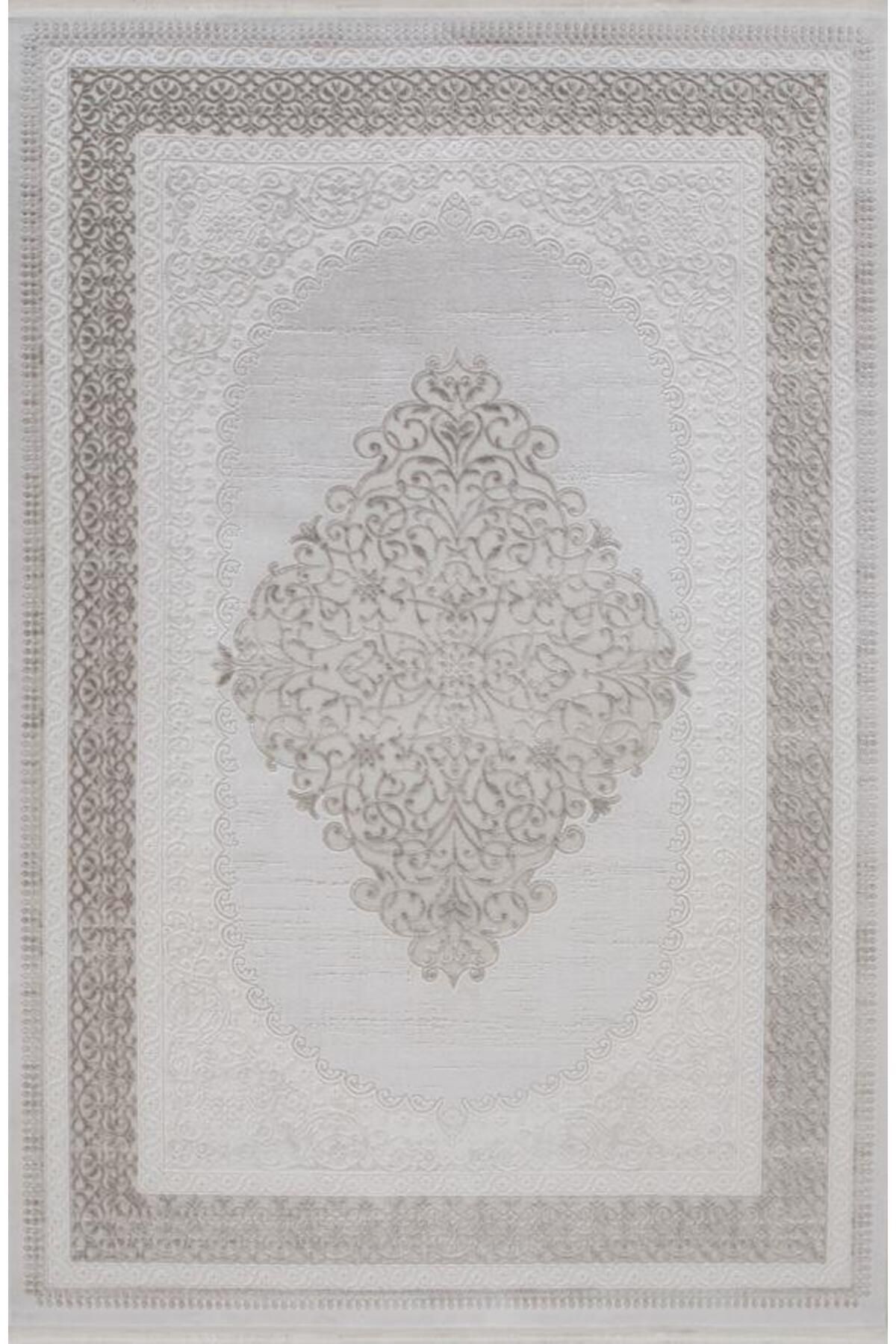 Gabardin Halı Jade 7021 Vizon Serisi Triko Akrilik Salon Oturma Yatak Odası Halısı