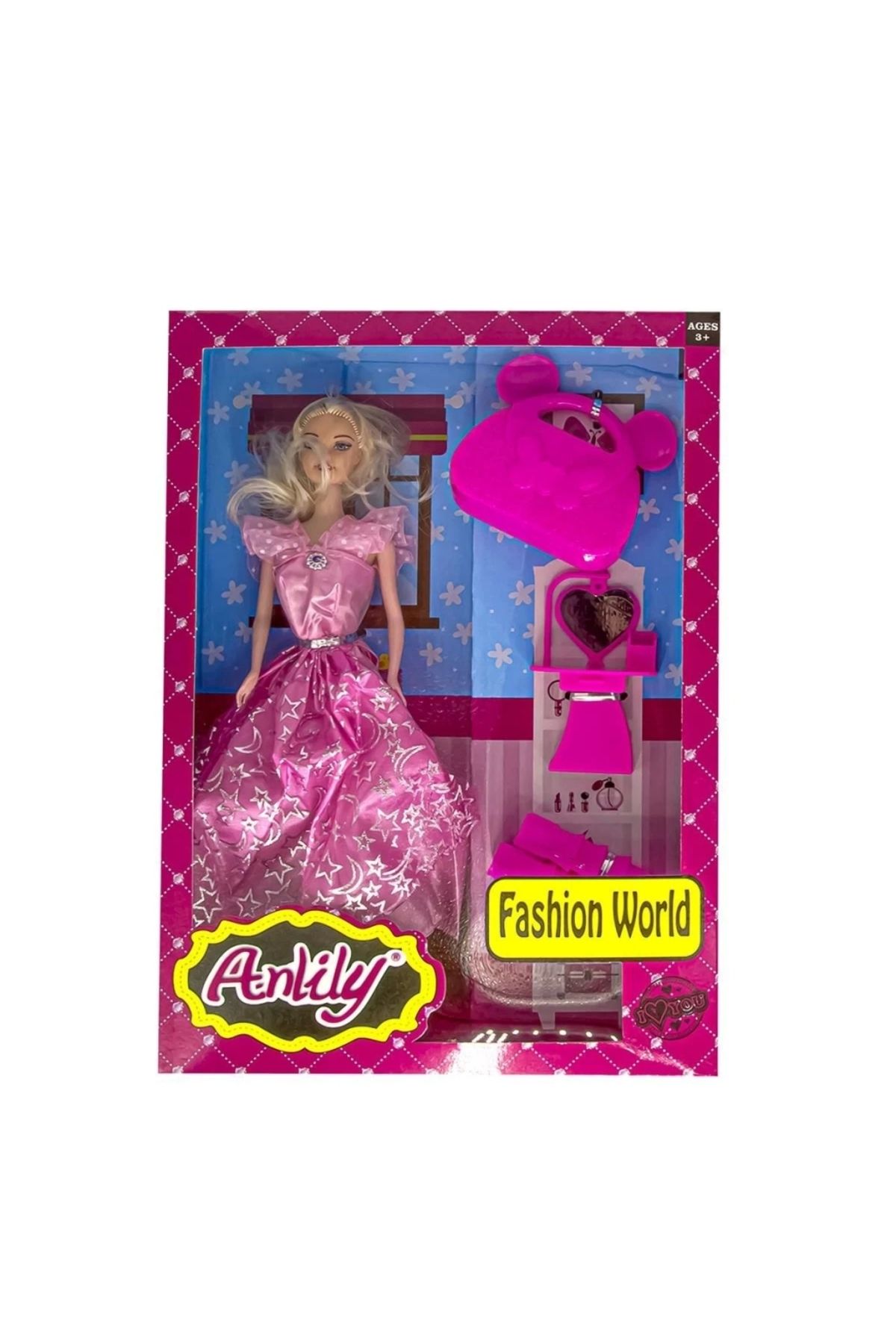 OurStyles Oydaş Anlily Çantalı Aynalı Bebek 2276