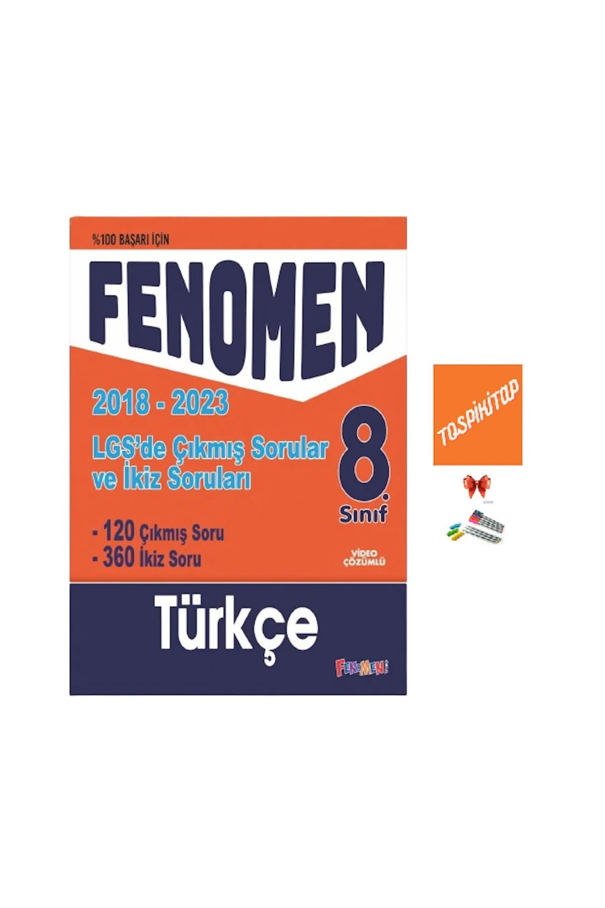 Fenomen Yayıncılık FENOMEN 8 LGS TÜRKÇE ÇIKMIŞ SORULAR VE İKİZ SORULARI (2018-2023) ( NOT DEFTERİ HEDİYE)