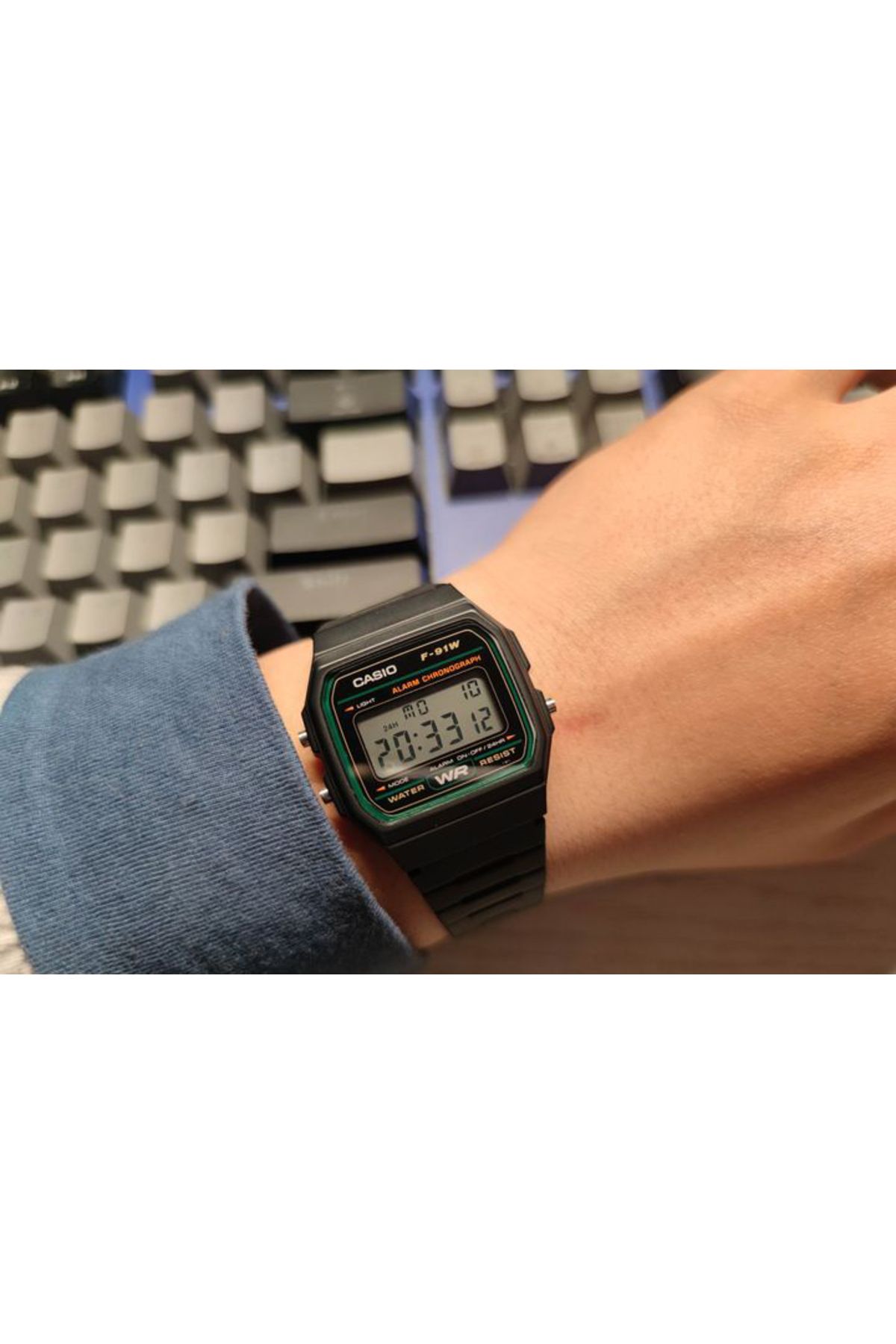 Casio-Ceas Casio, Collection F F-91WM-3A 2
