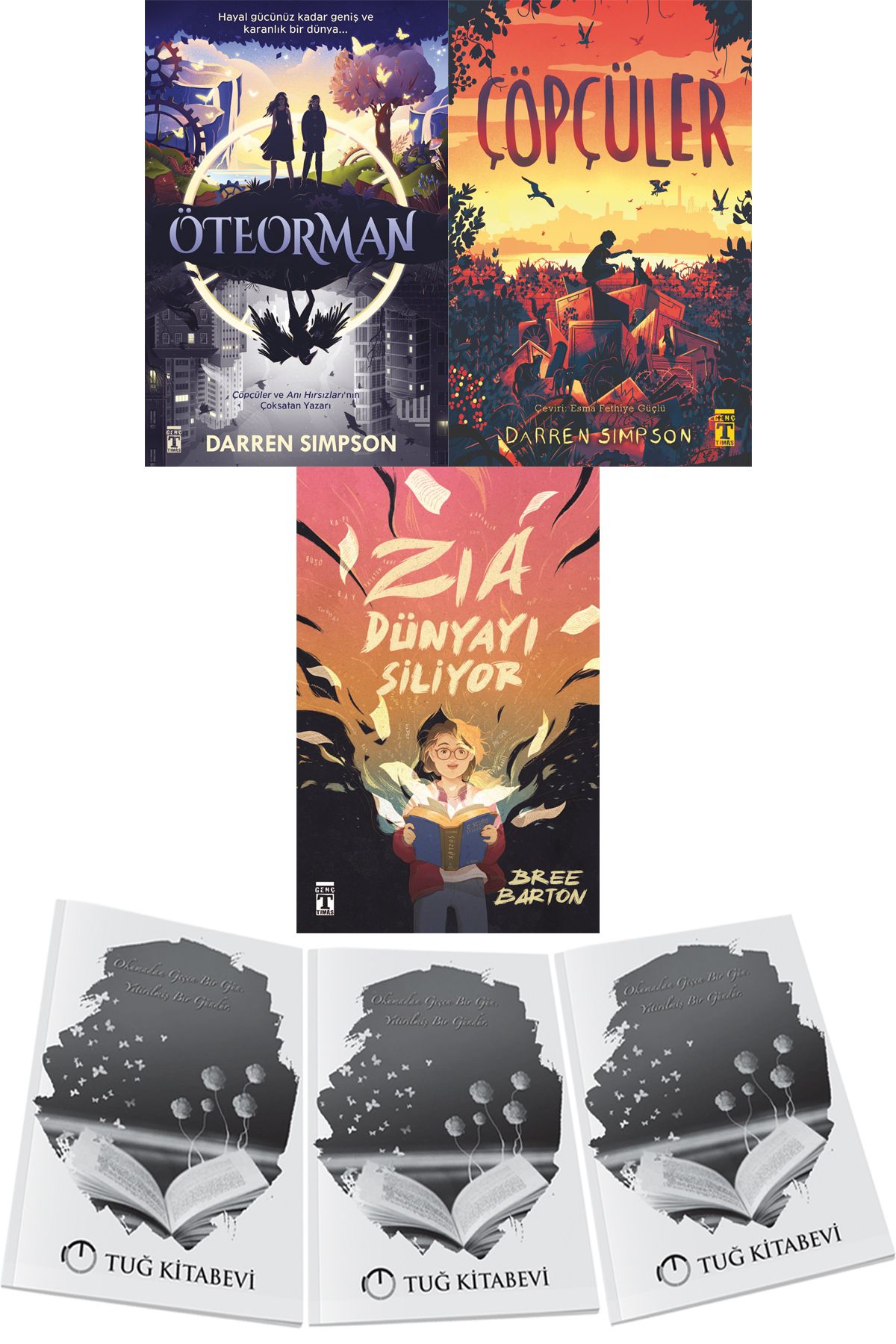 Genç Timaş Öteorman-Çöpçüler-Zia Dünyayı Siliyor 3lü Set Bree Barton & Darren Simpson + Hediyeli