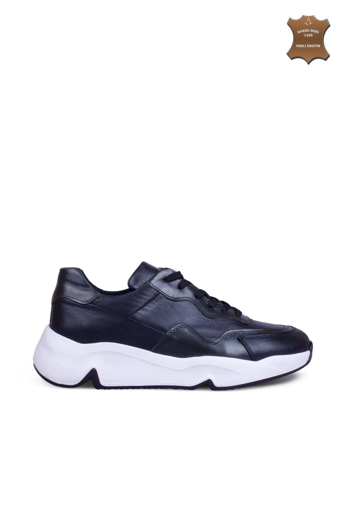 7ADIMDAAŞK Erkek Sneaker Hakiki Deri Ayakkabı 002Y25E4079