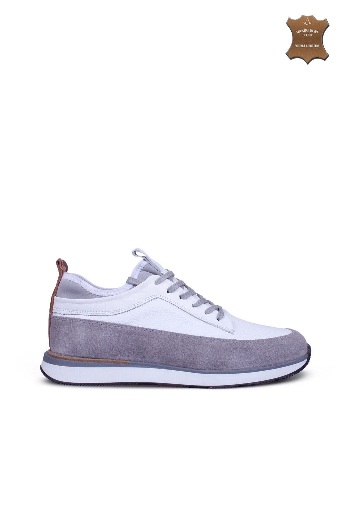 7ADIMDAAŞK Erkek Sneaker Hakiki Deri Ayakkabı 002Y25E4080