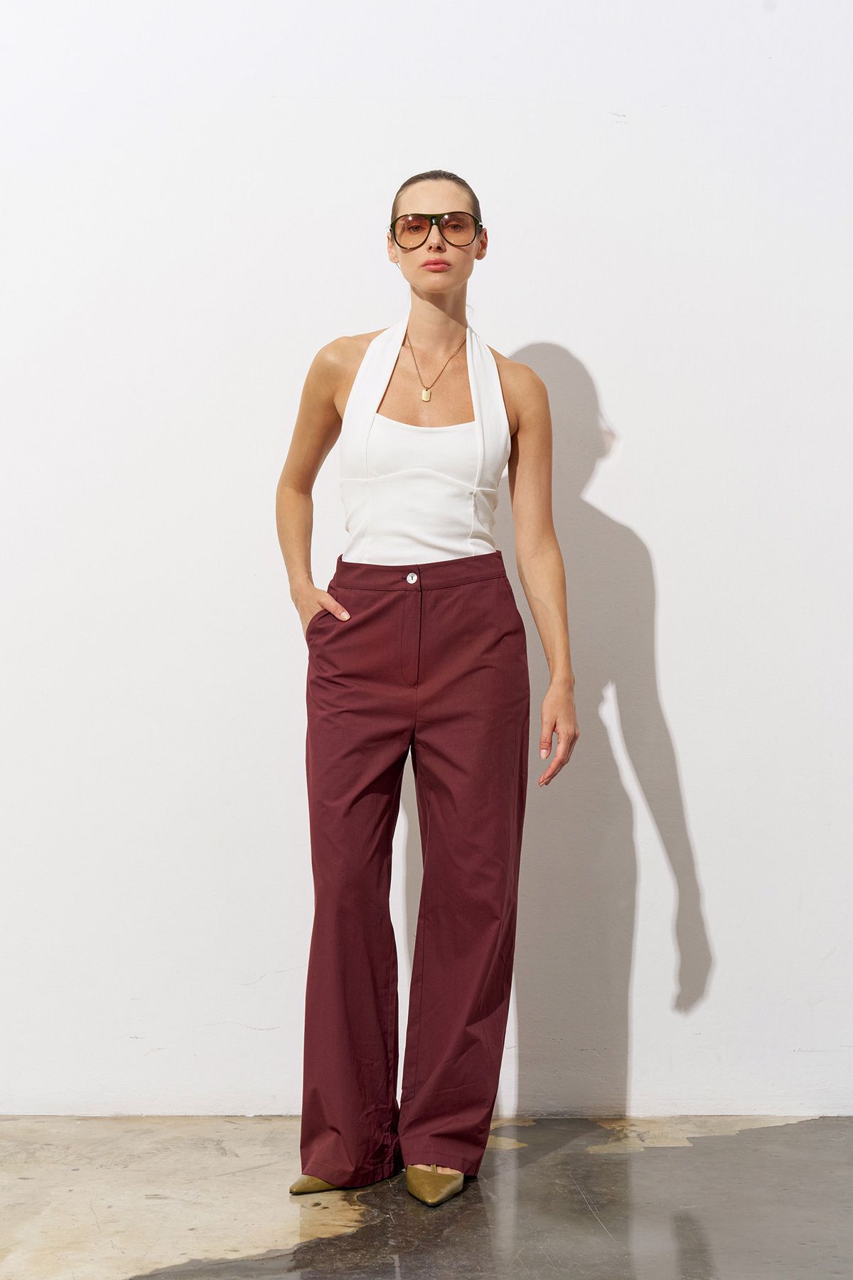 Merve DAĞLI GİLLY Poplin Pantolon