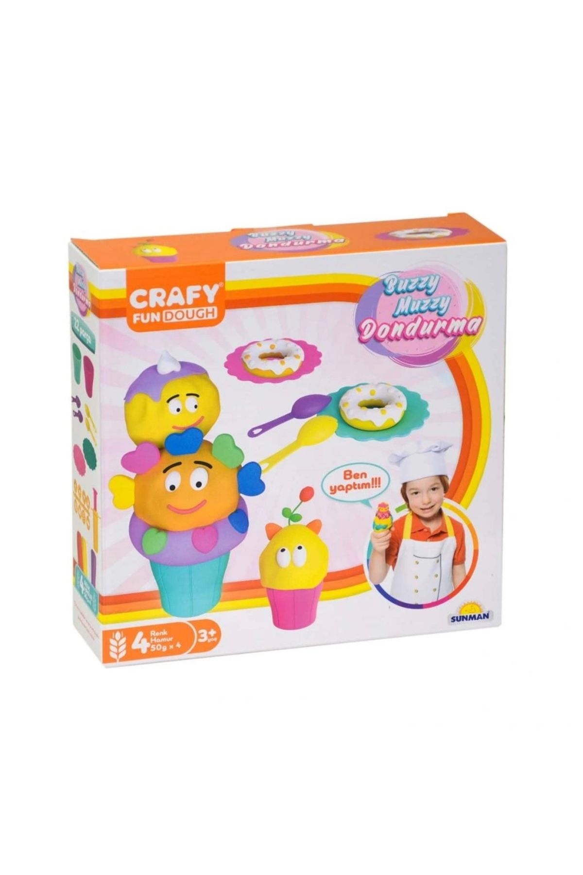 OurStyles Crafy Buzzy Muzzy Dondurma Oyun Hamuru Seti 200 gr