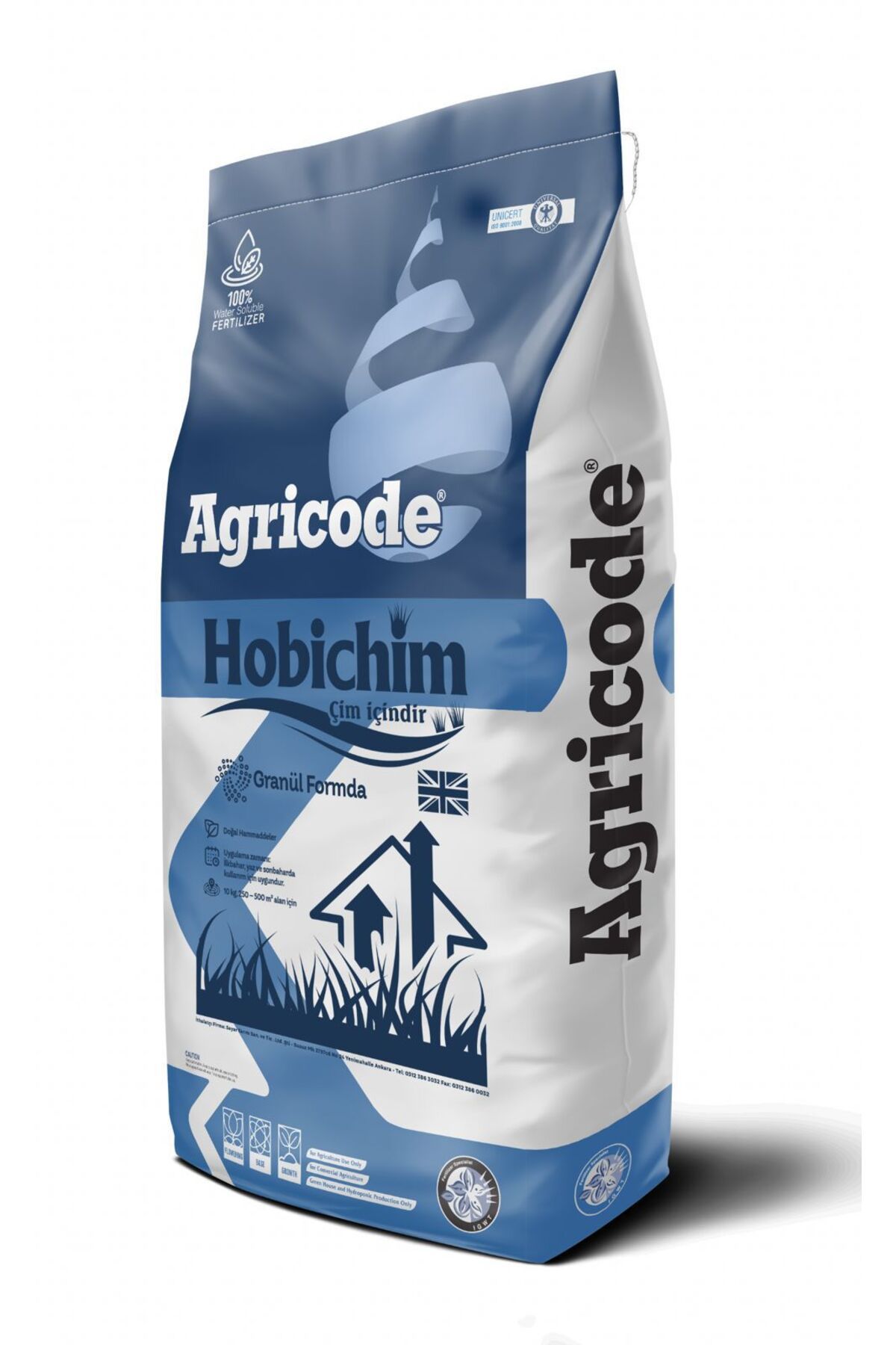 SAYAR Agricode Hobichim Granül Formda Çim Bakım Gübresi 10 Kg