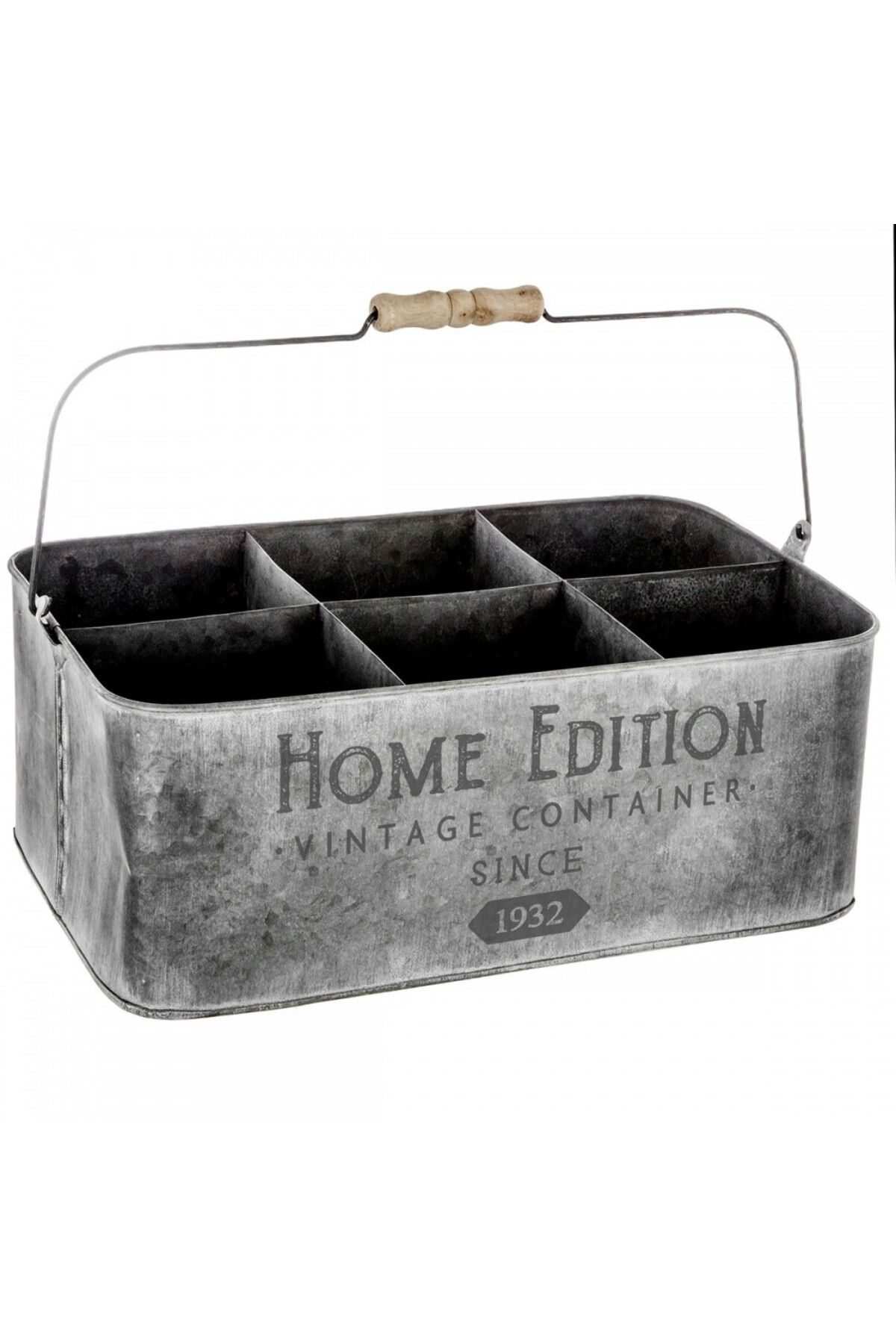 Atmosphera Créateur D'intérieur Ghiveci, Home Edition, Metal, Dreptunghiular, 36,5 X 23,3 X Î 13,9 Cm - One Size