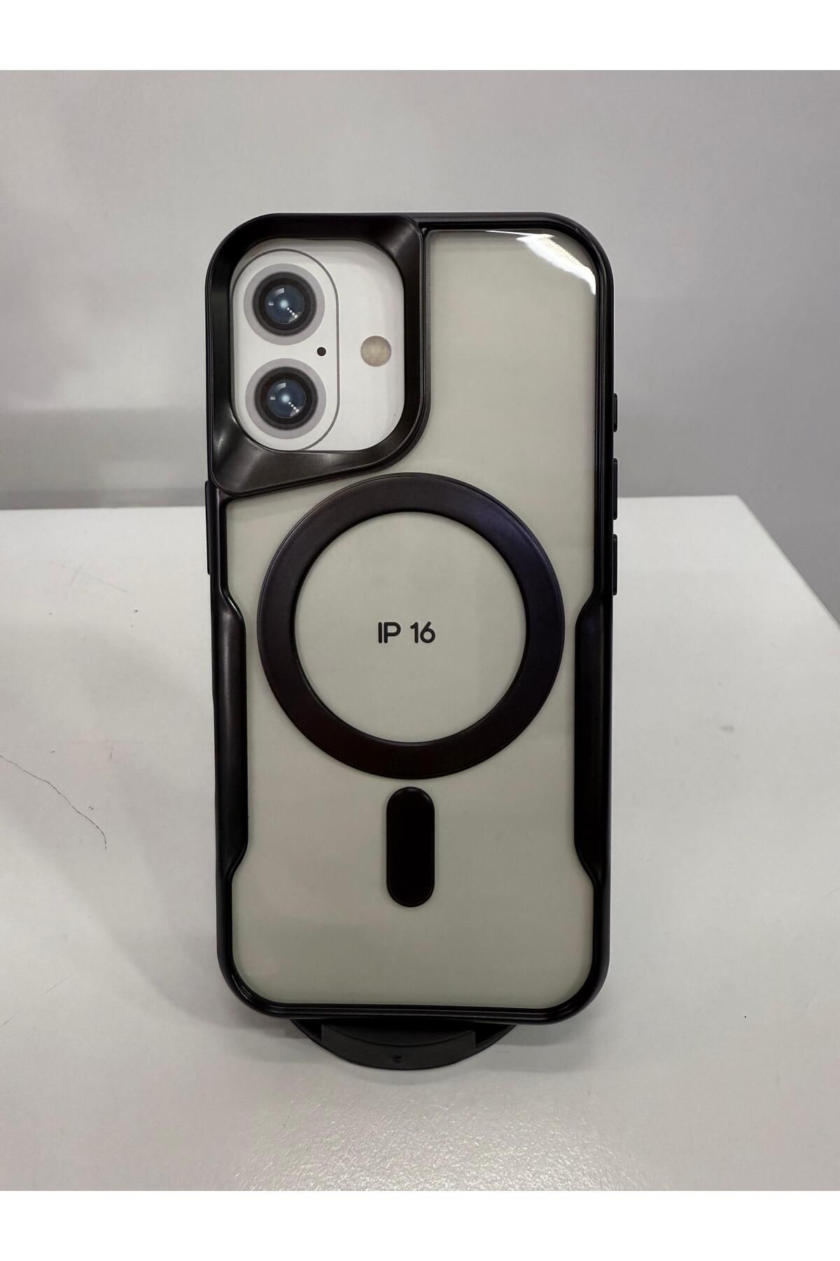 İnci İphone 16 lazer kesim magsafe silikonlu kılıf