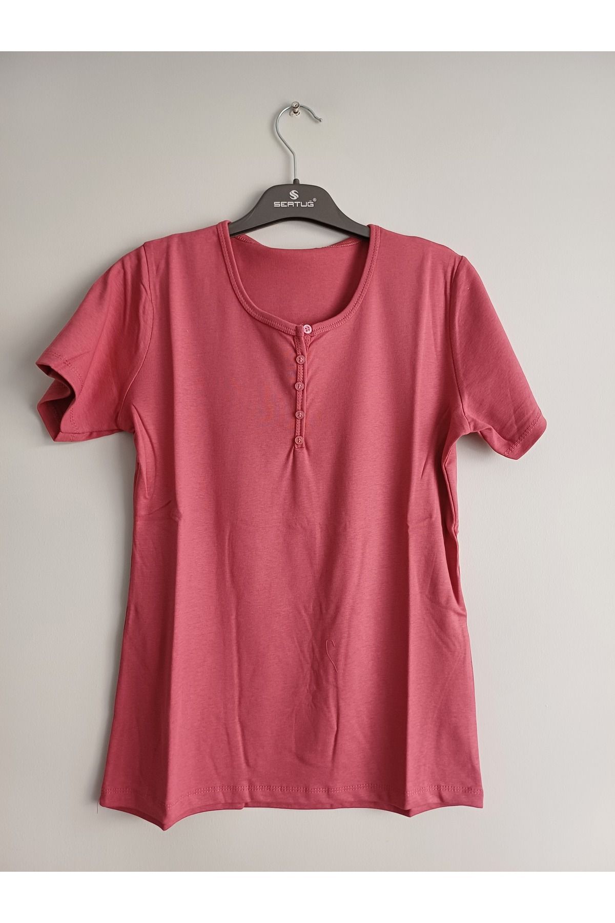 MODAMELLA DÜZ RENK BASIC PAMUKLU T-SHIRT