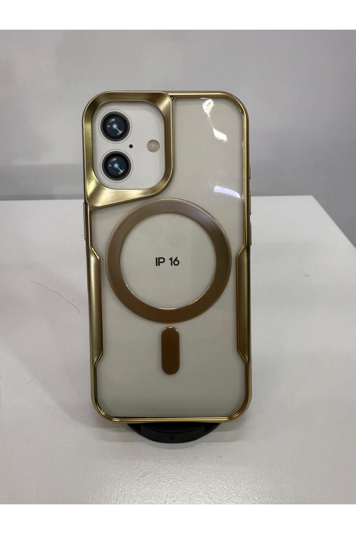 İnci İphone 16 lazer kesim magsafe silikonlu kılıf