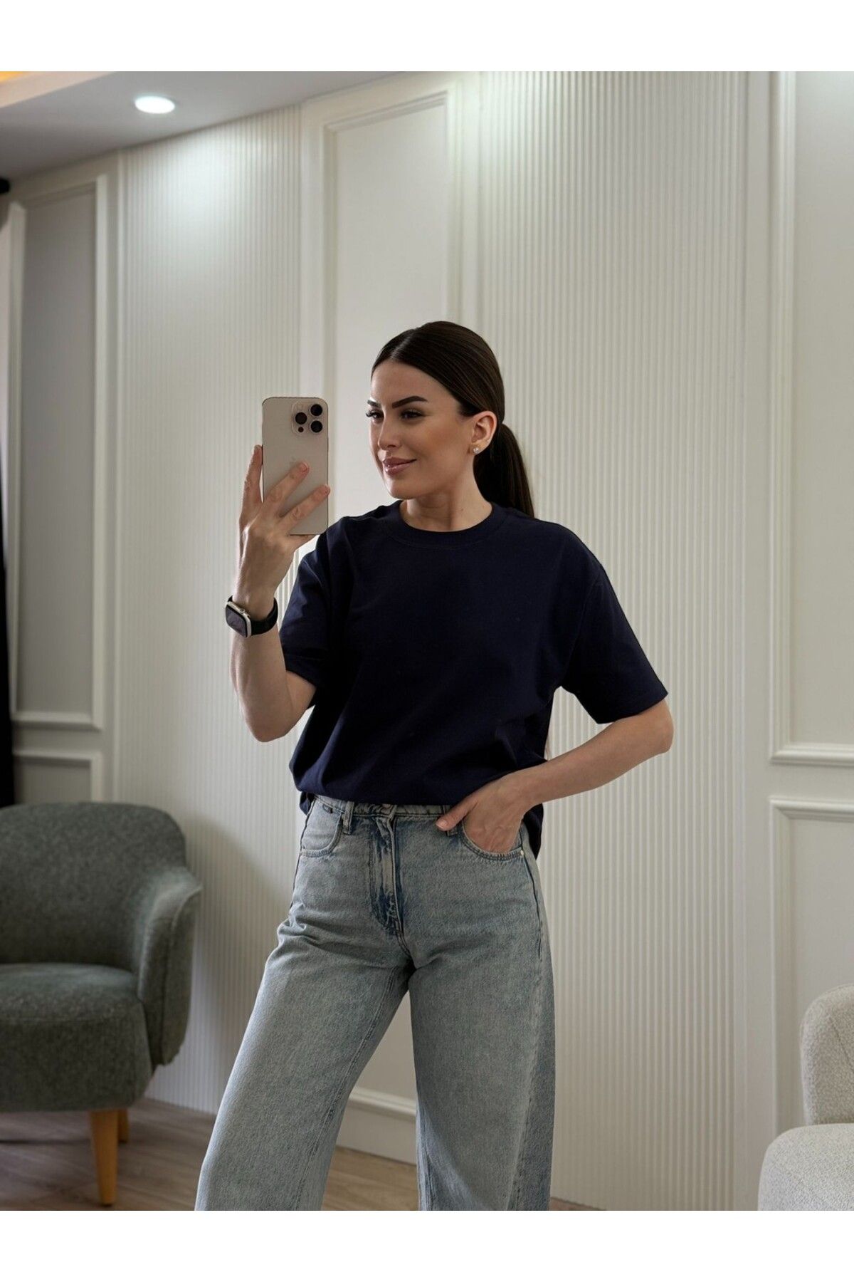 İkra Karyoka Dikiş Basic Tişört