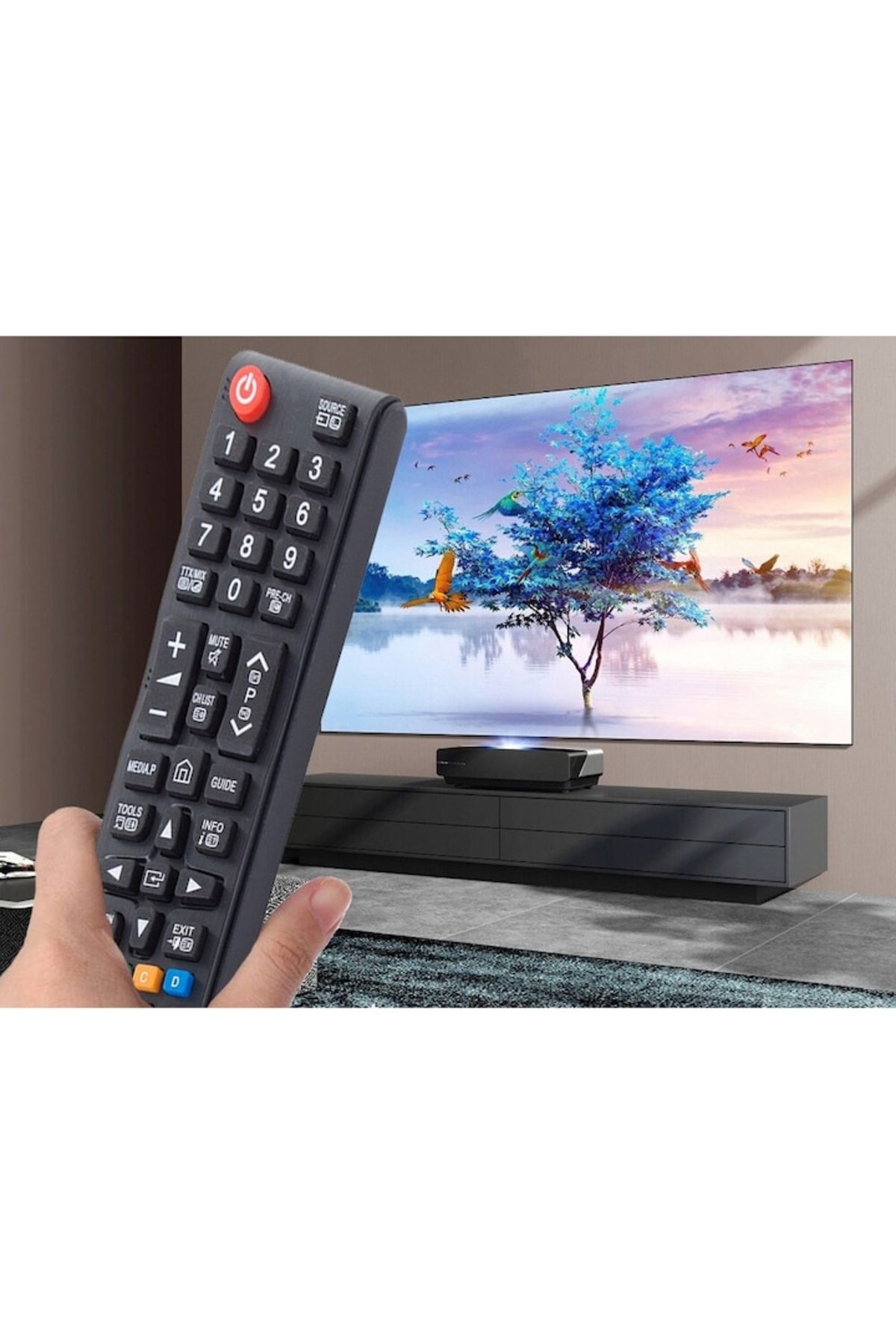 varioshop-Premium Universal Remote Control for Smart TV, AA59-00741A, Easy to Use, Ergonomic Design, 17, 4